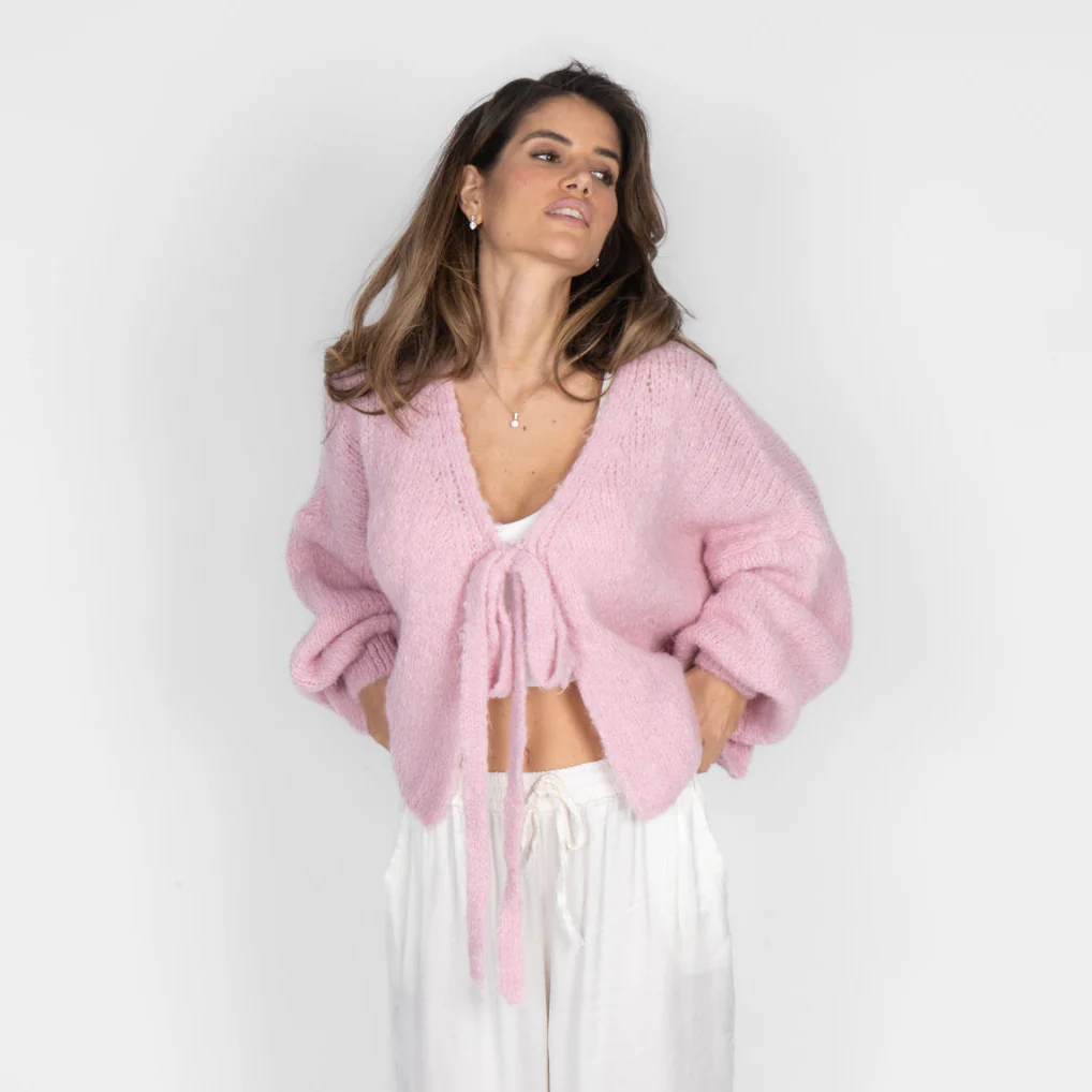 Oversize Tie Cardigan - Image 3