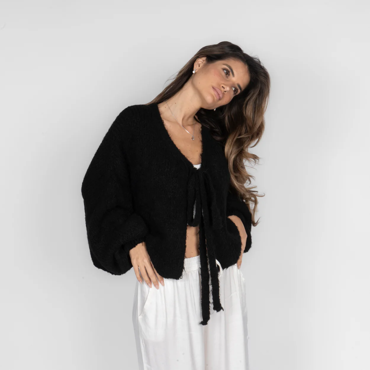 Oversize Tie Cardigan - Image 42