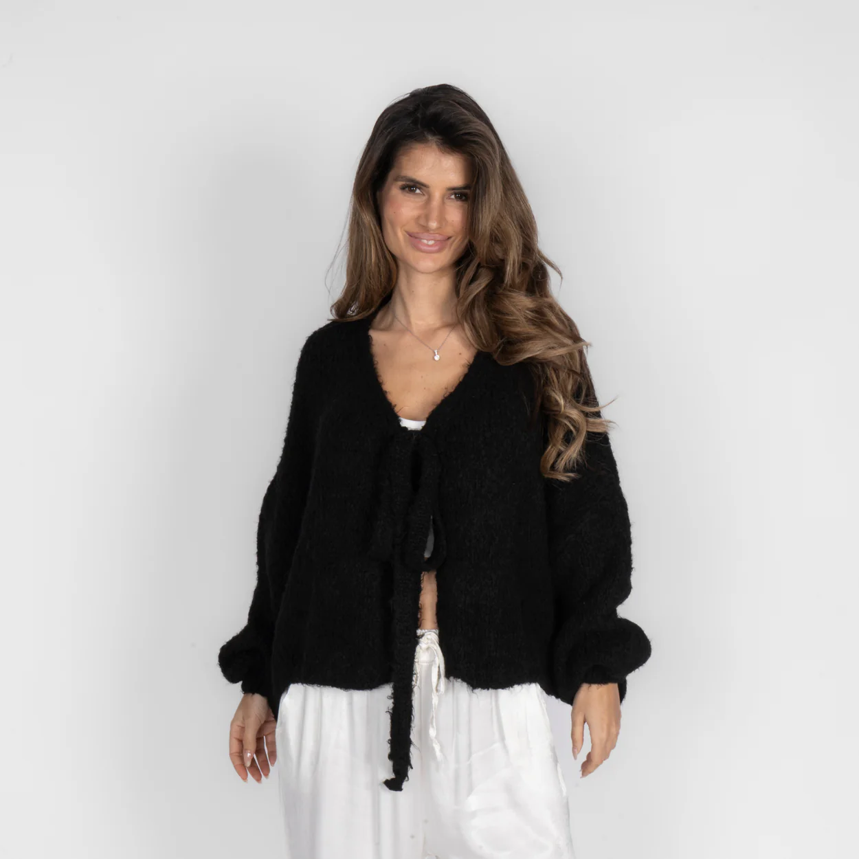 Oversize Tie Cardigan - Image 44