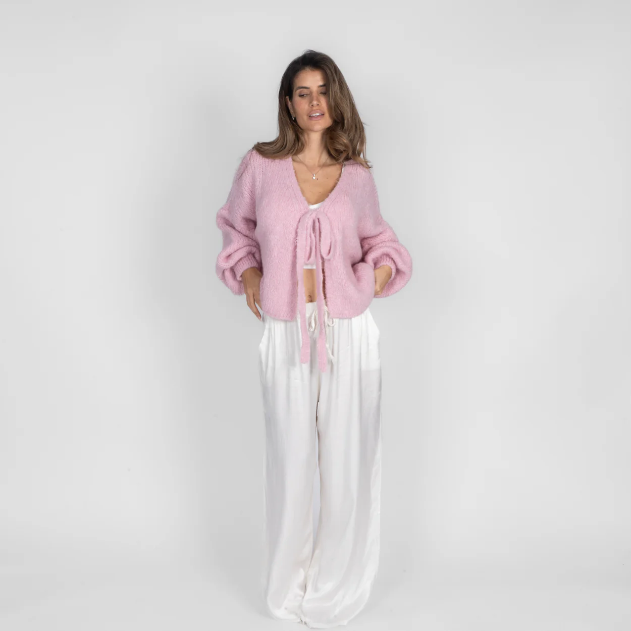 Oversize Tie Cardigan - Image 7