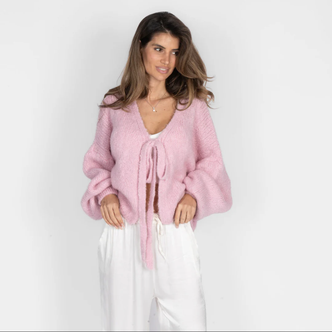Oversize Tie Cardigan - Image 8