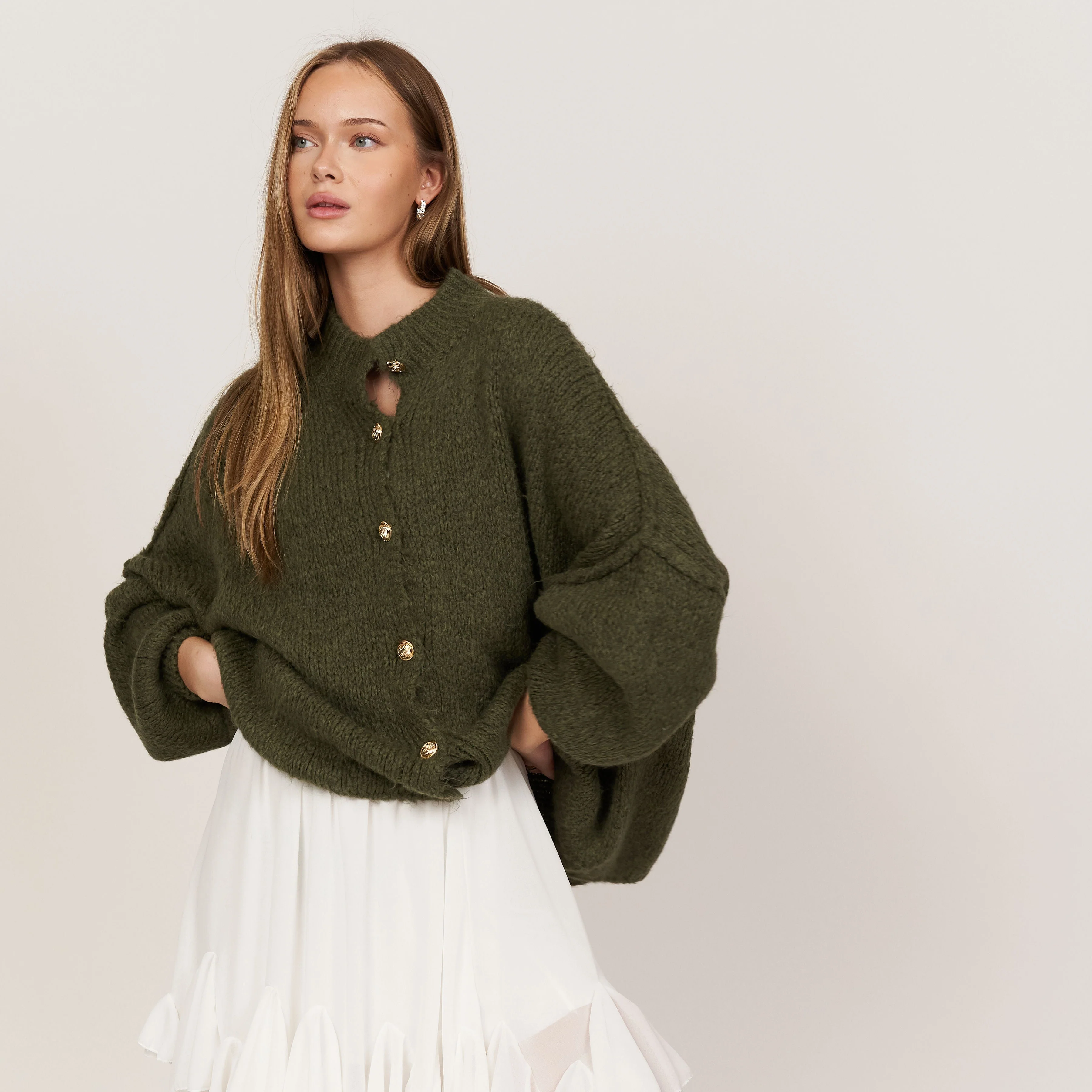 Oversized Cardigan "CozyGlam" - Image 108