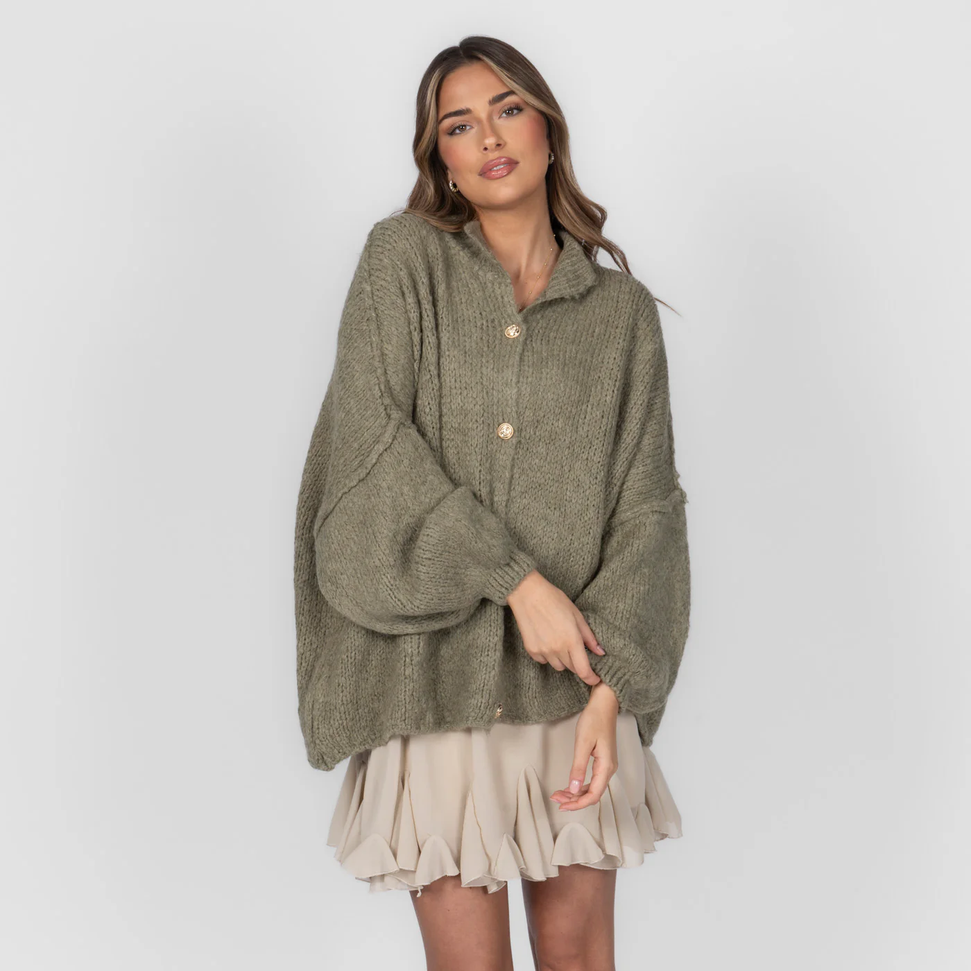 Oversized Cardigan "CozyGlam" - Image 37