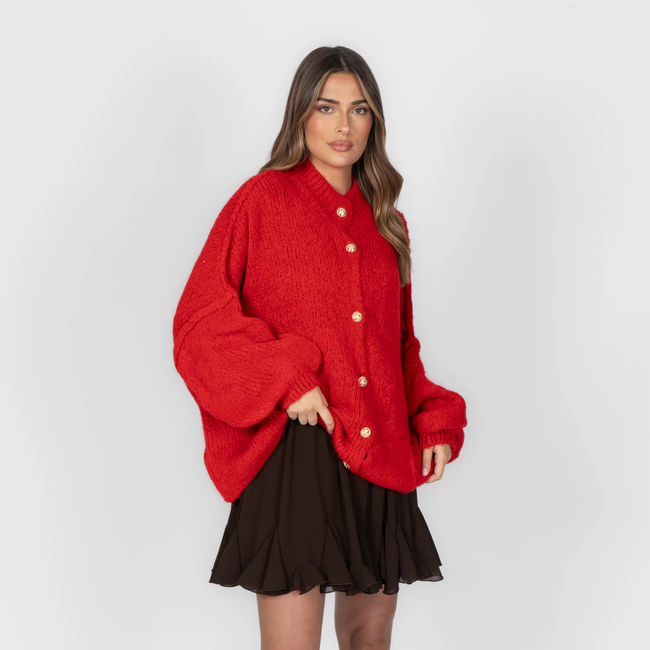 Oversized Cardigan "CozyGlam" - Image 45