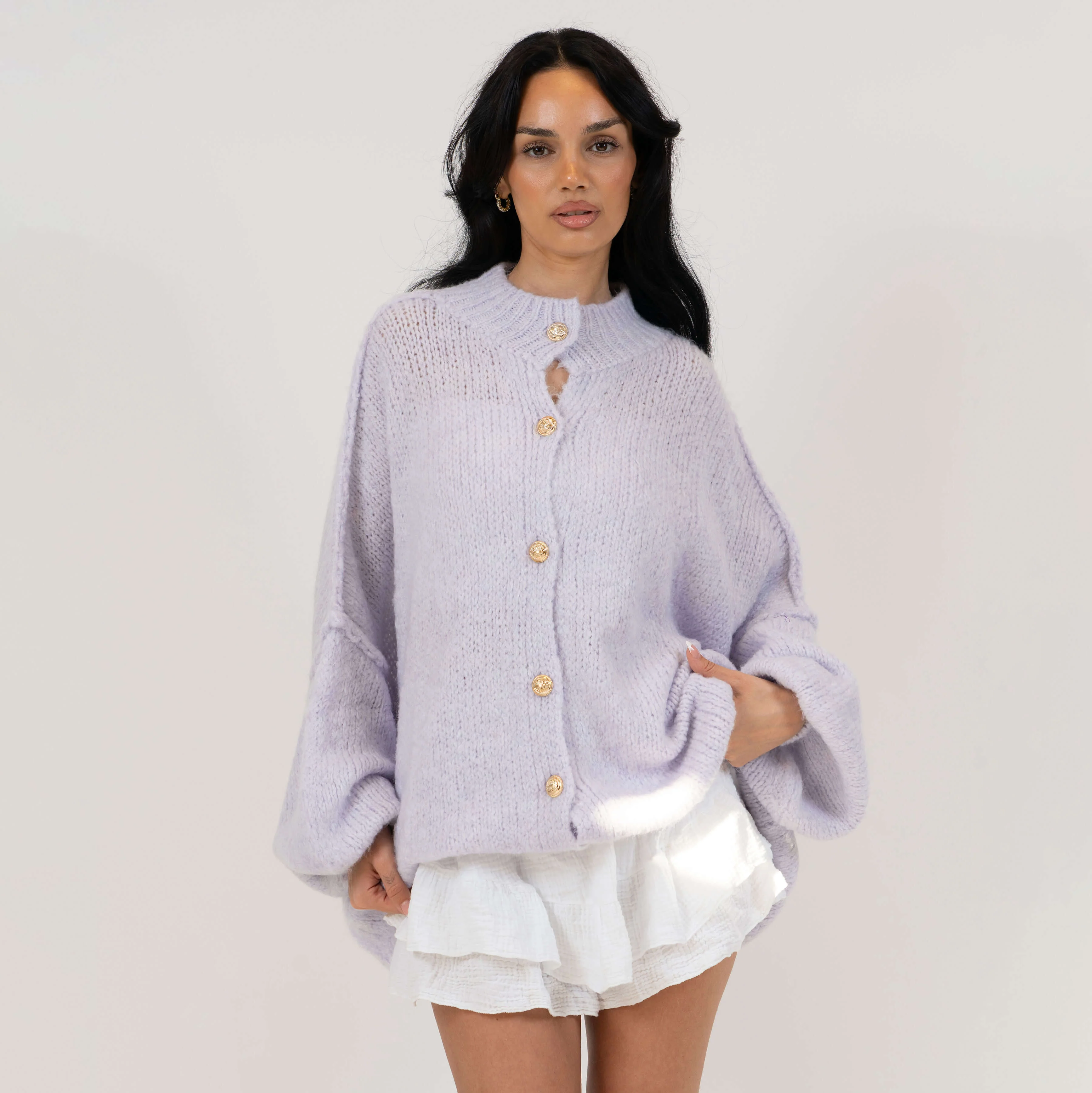 Oversized Cardigan "CozyGlam" - Image 75