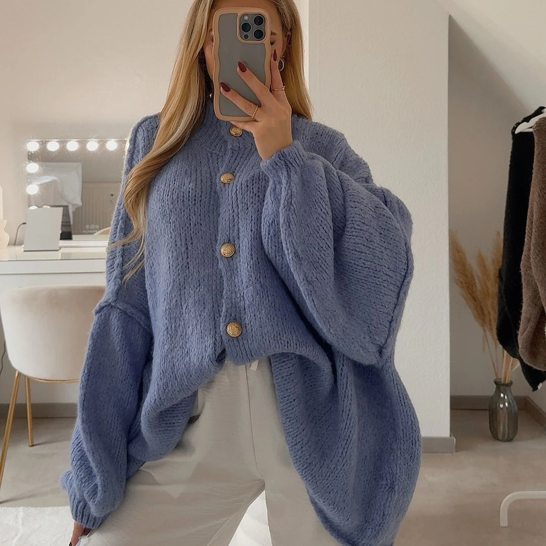 Oversized Cardigan "CozyGlam" - Image 95