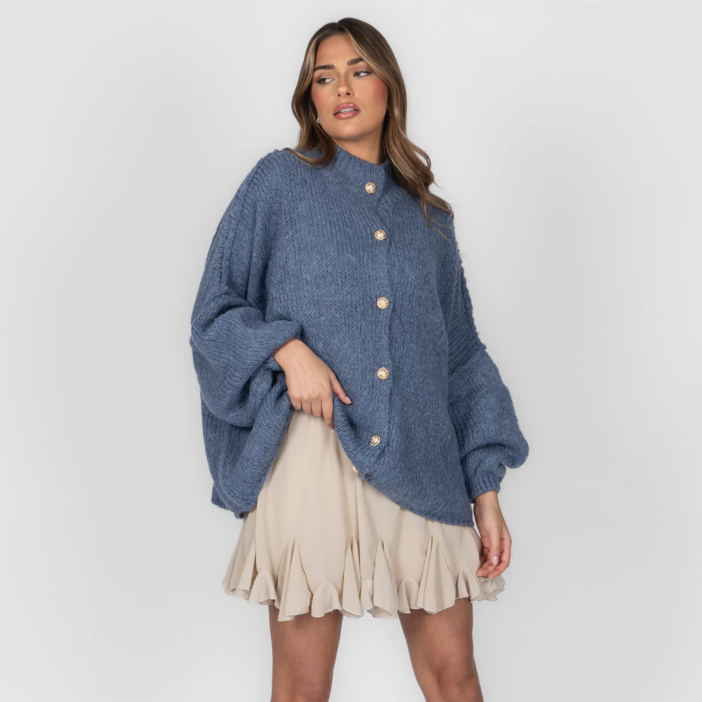 Oversized Cardigan "CozyGlam" - Image 97