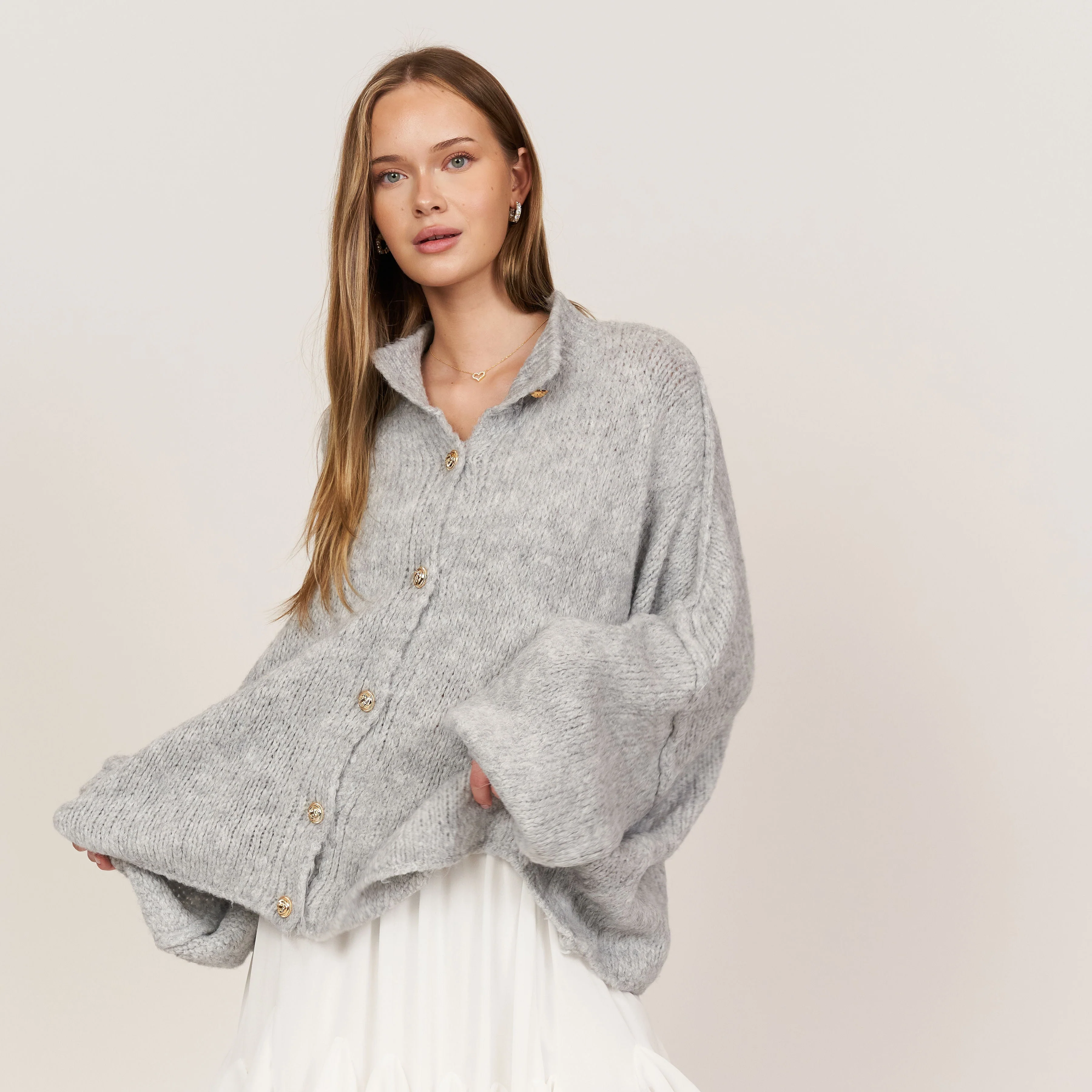 Oversized Cardigan "CozyGlam" - Image 98