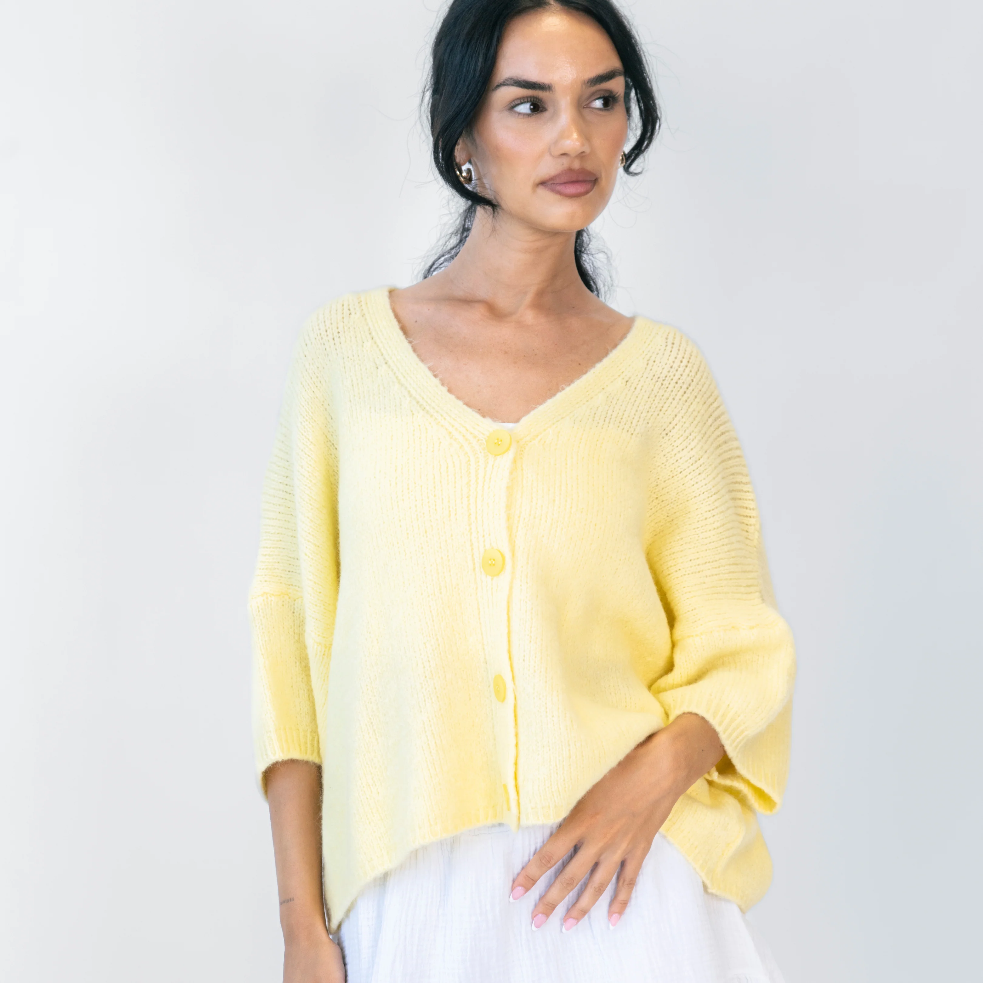 Oversized Cardigan mit 3/4-Ärmeln - Image 10
