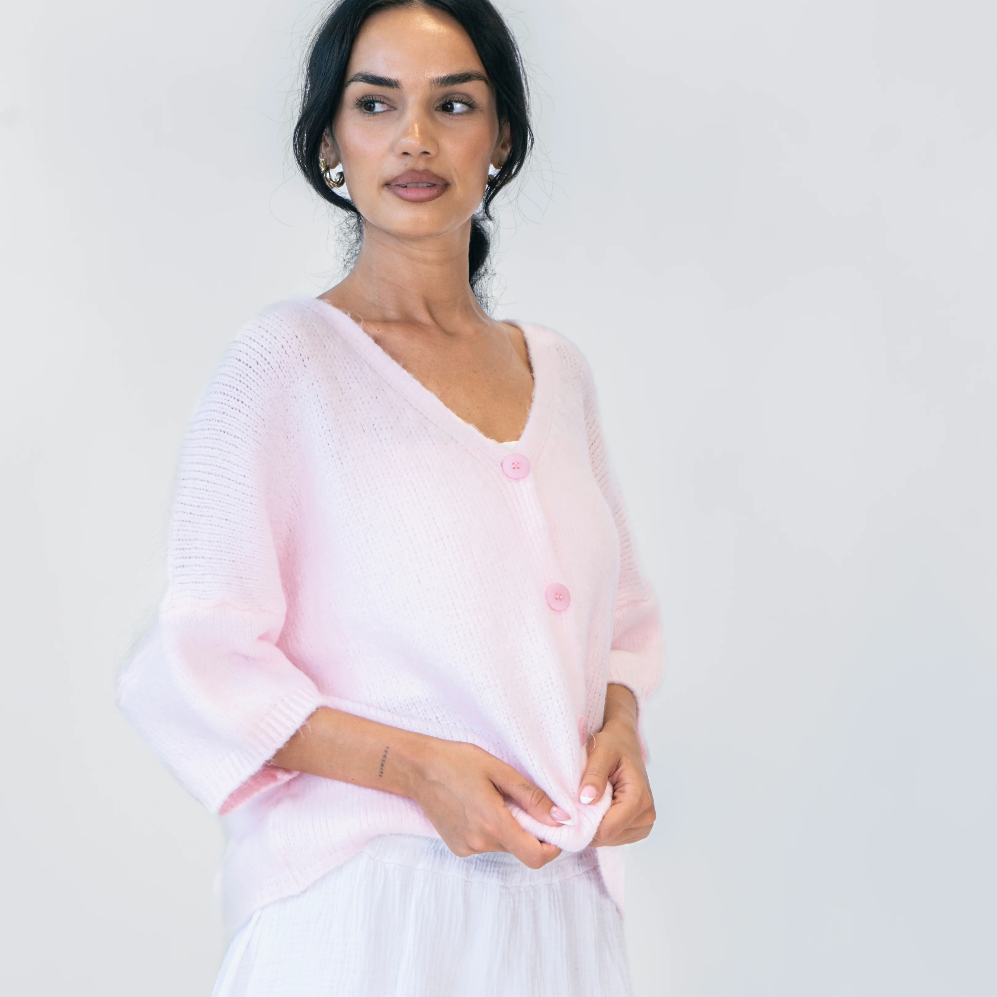 Oversized Cardigan mit 3/4-Ärmeln - Image 11