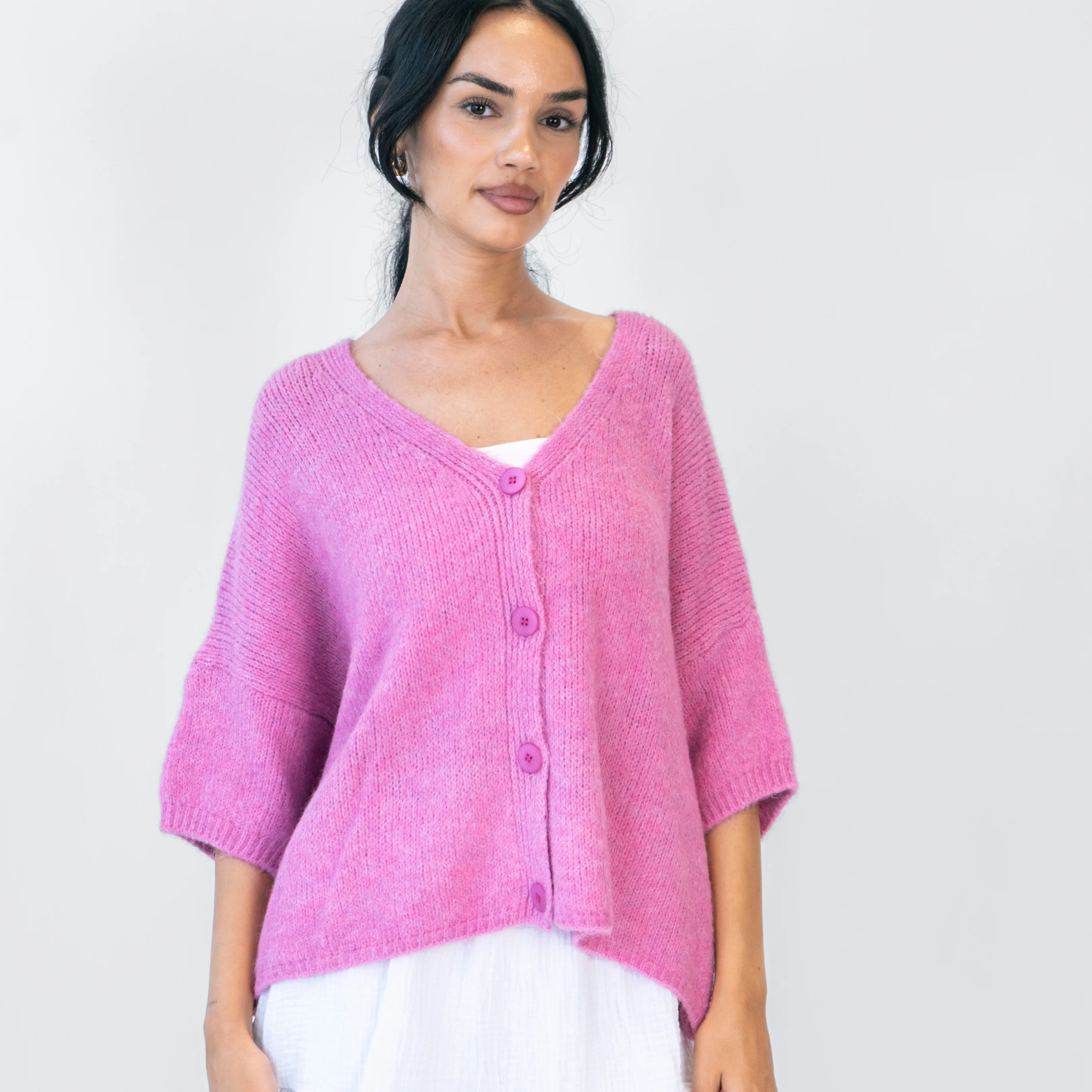 Oversized Cardigan mit 3/4-Ärmeln - Image 14