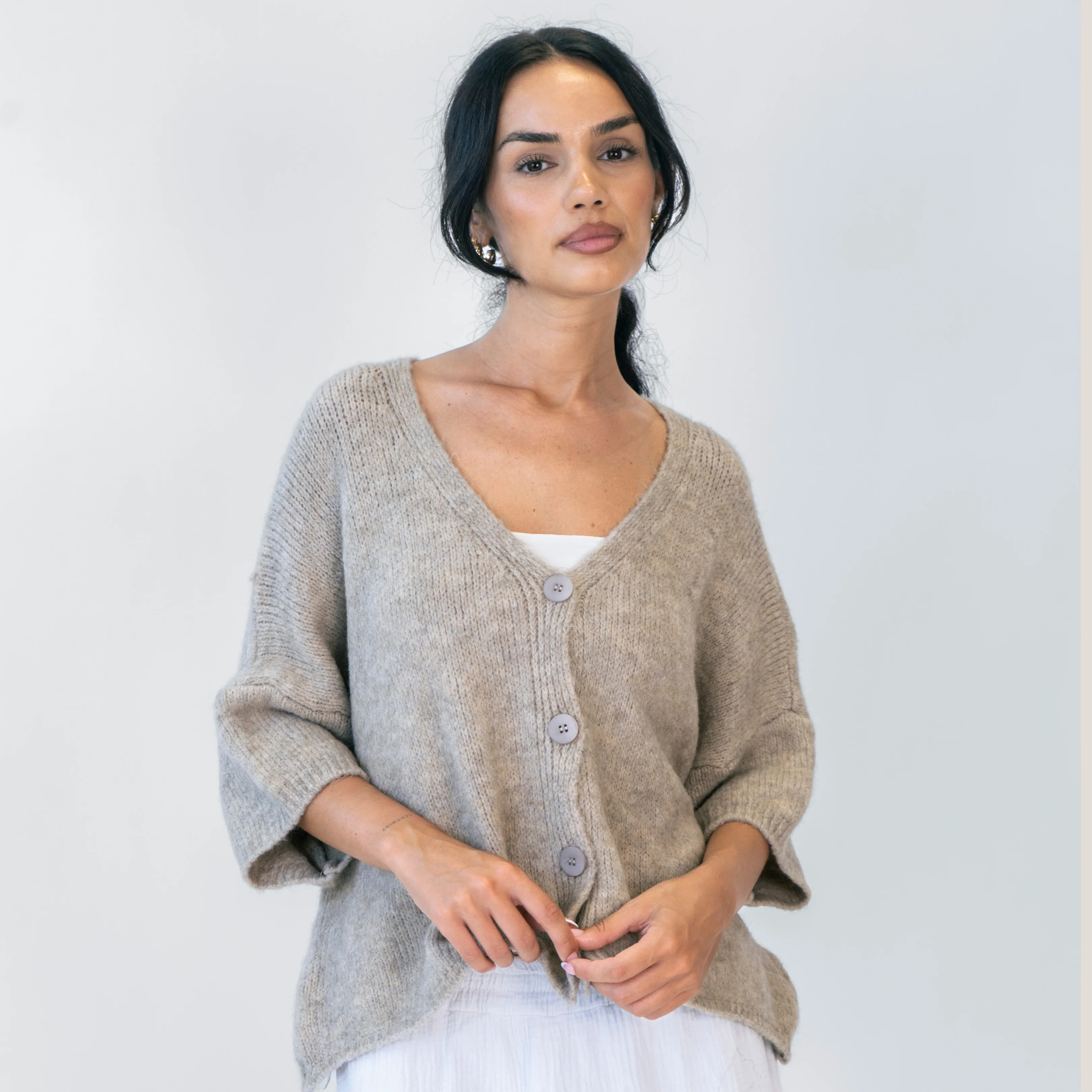 Oversized Cardigan mit 3/4-Ärmeln - Image 20