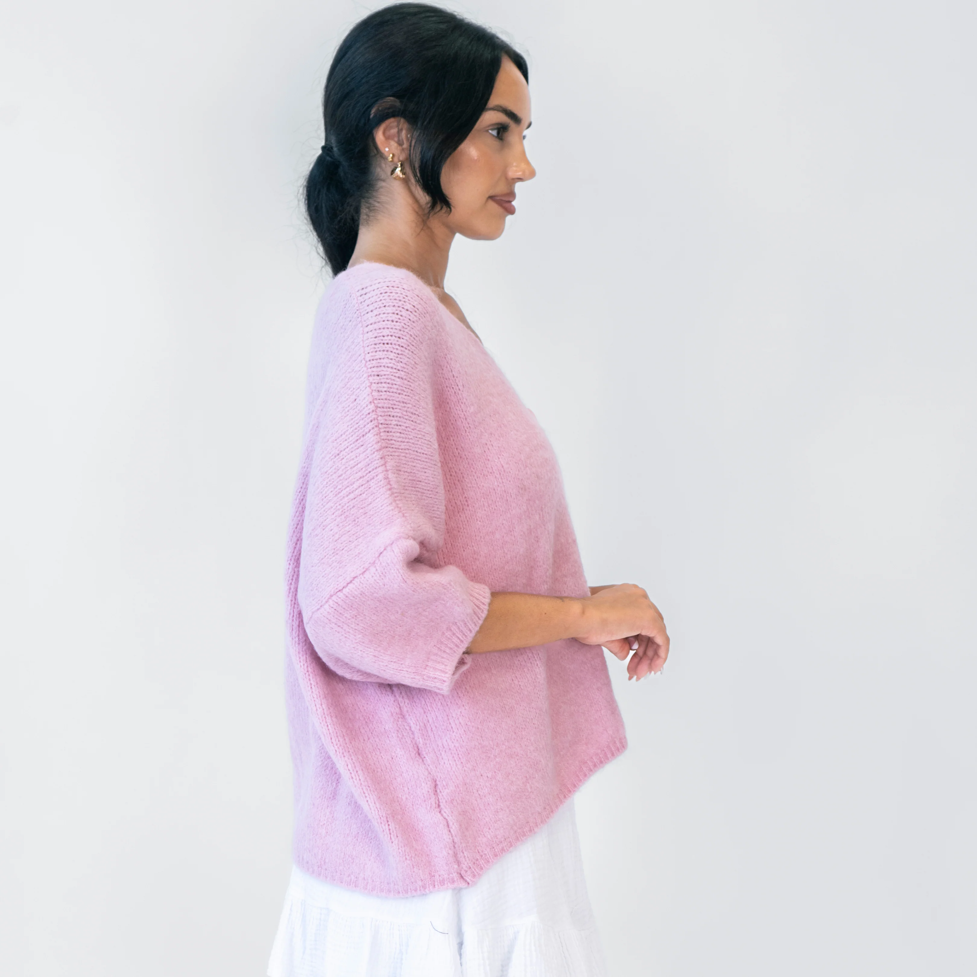 Oversized Cardigan mit 3/4-Ärmeln - Image 6