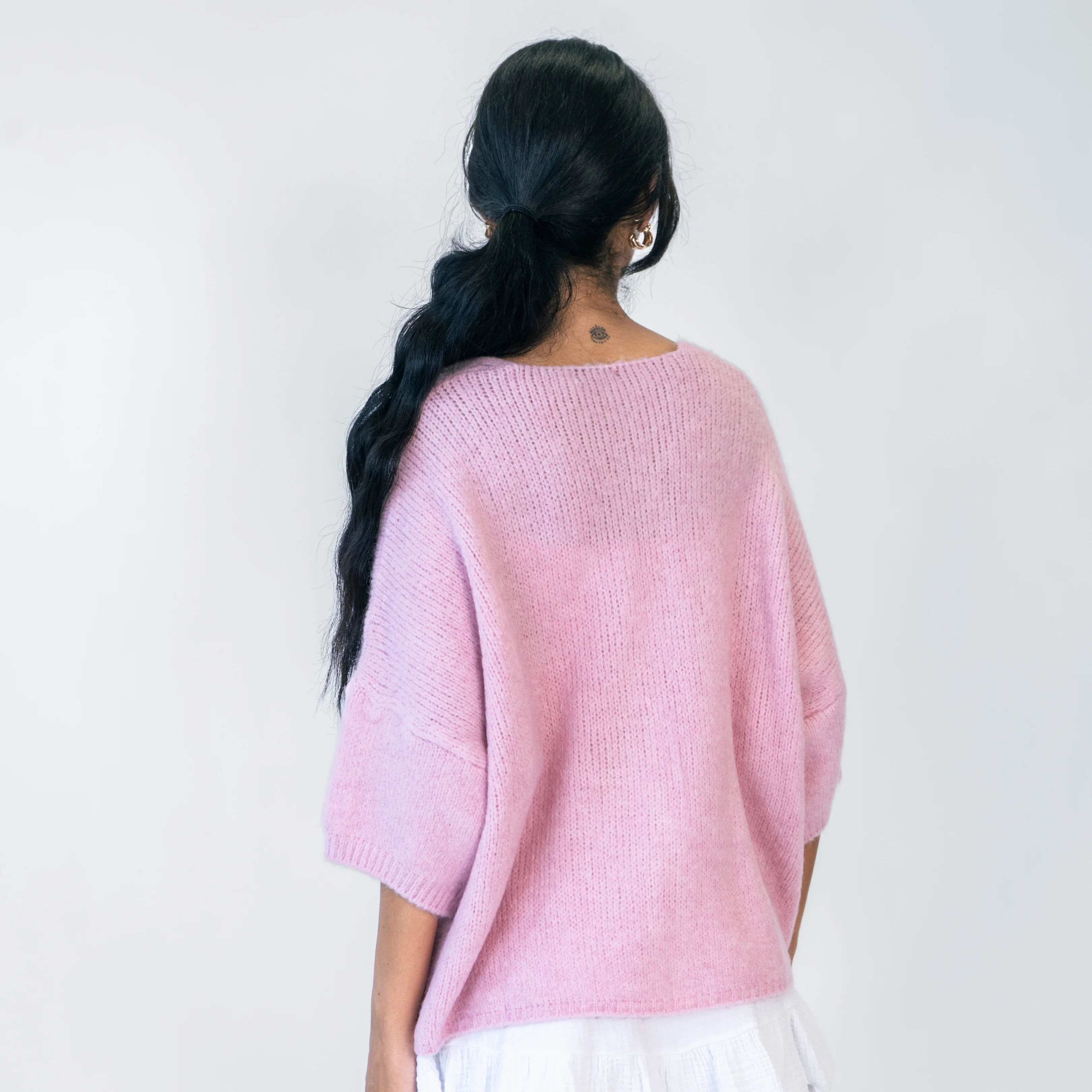 Oversized Cardigan mit 3/4-Ärmeln - Image 7