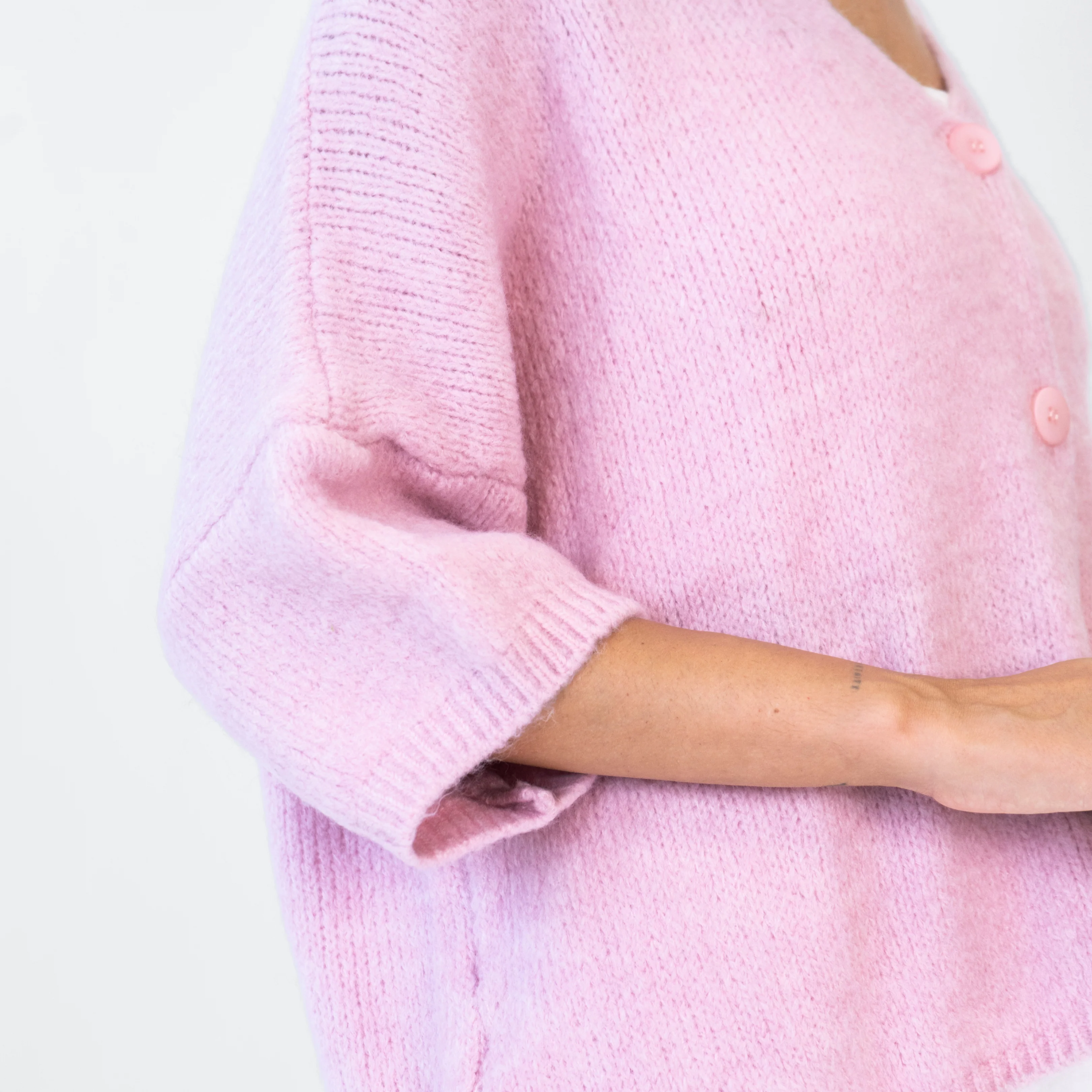 Oversized Cardigan mit 3/4-Ärmeln - Image 8