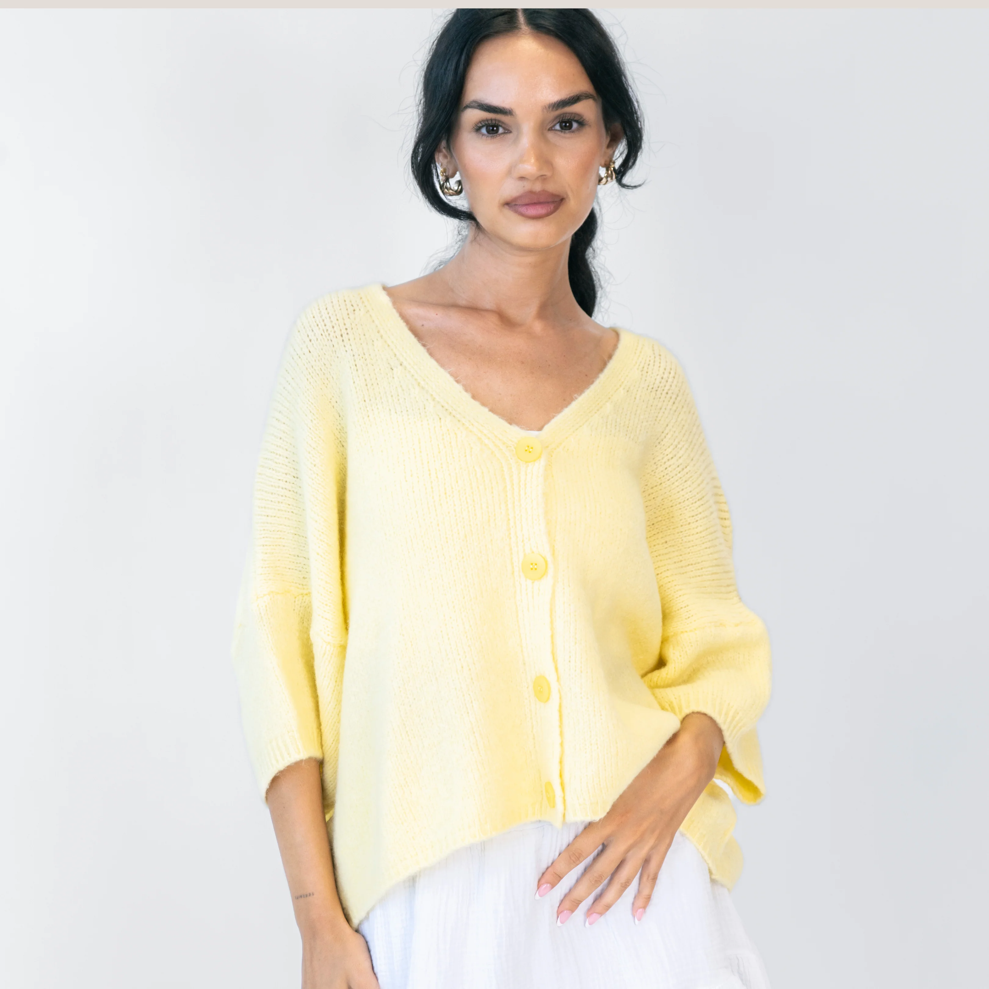 Oversized Cardigan mit 3/4-Ärmeln - Image 9
