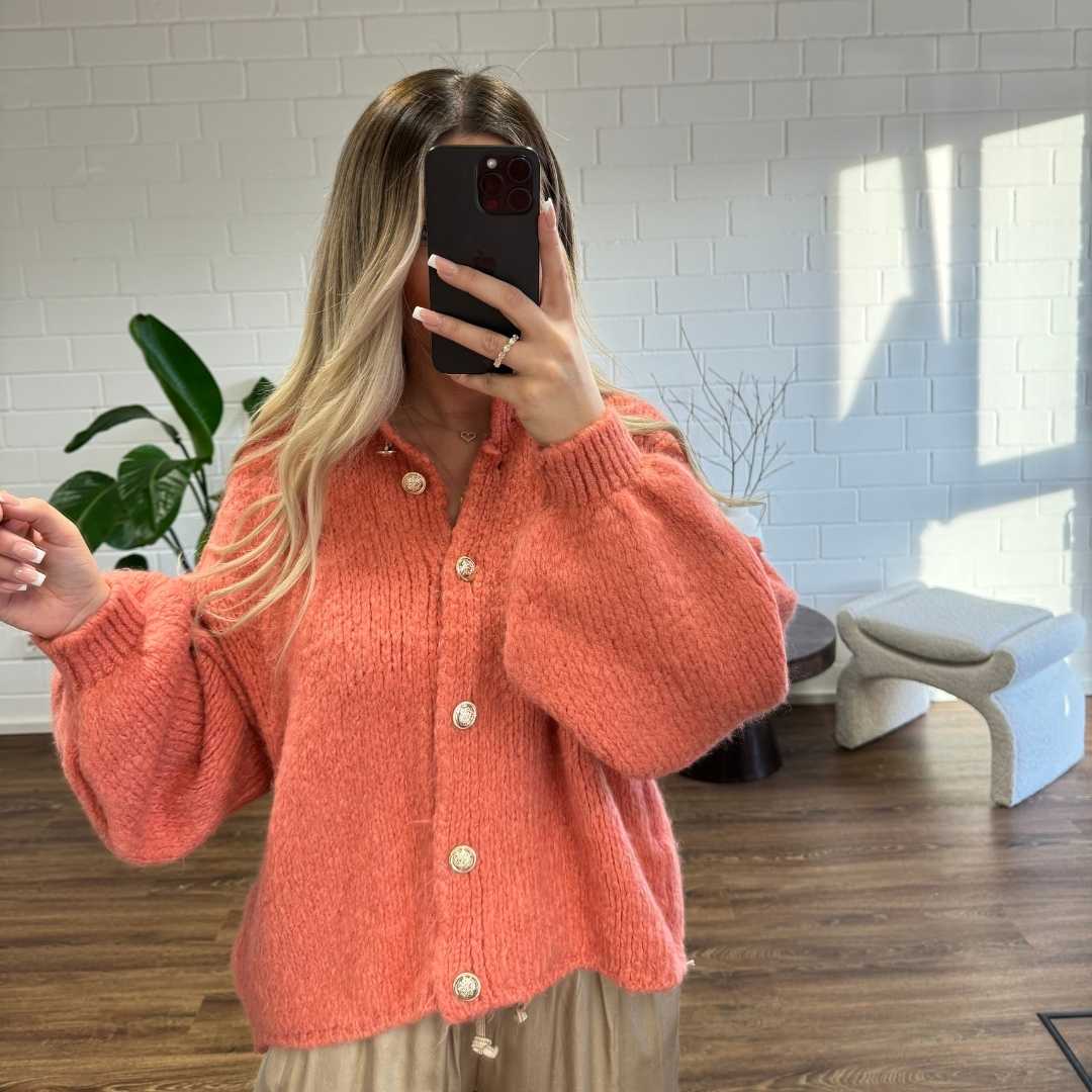 Oversized Cardigan Short "CozyGlam" - Image 63