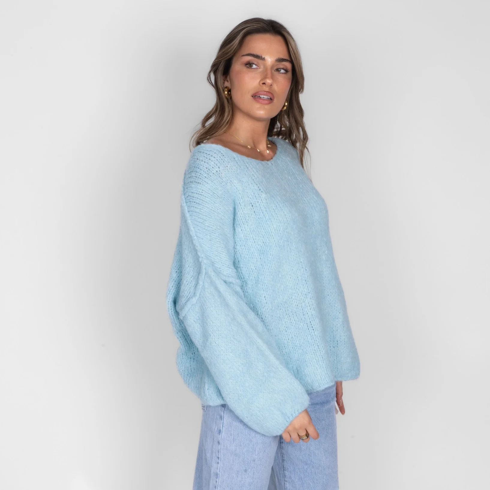 Oversized V-Neck Pullover - Image 12