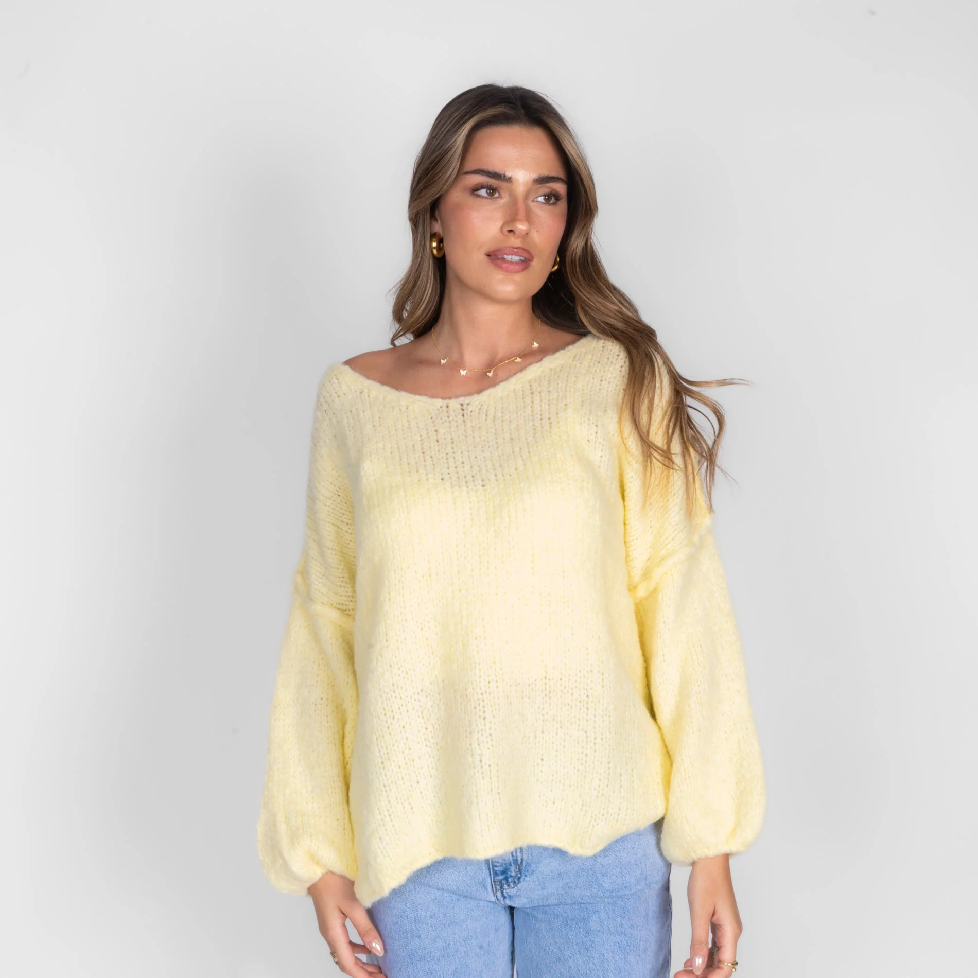Oversized V-Neck Pullover - Image 16
