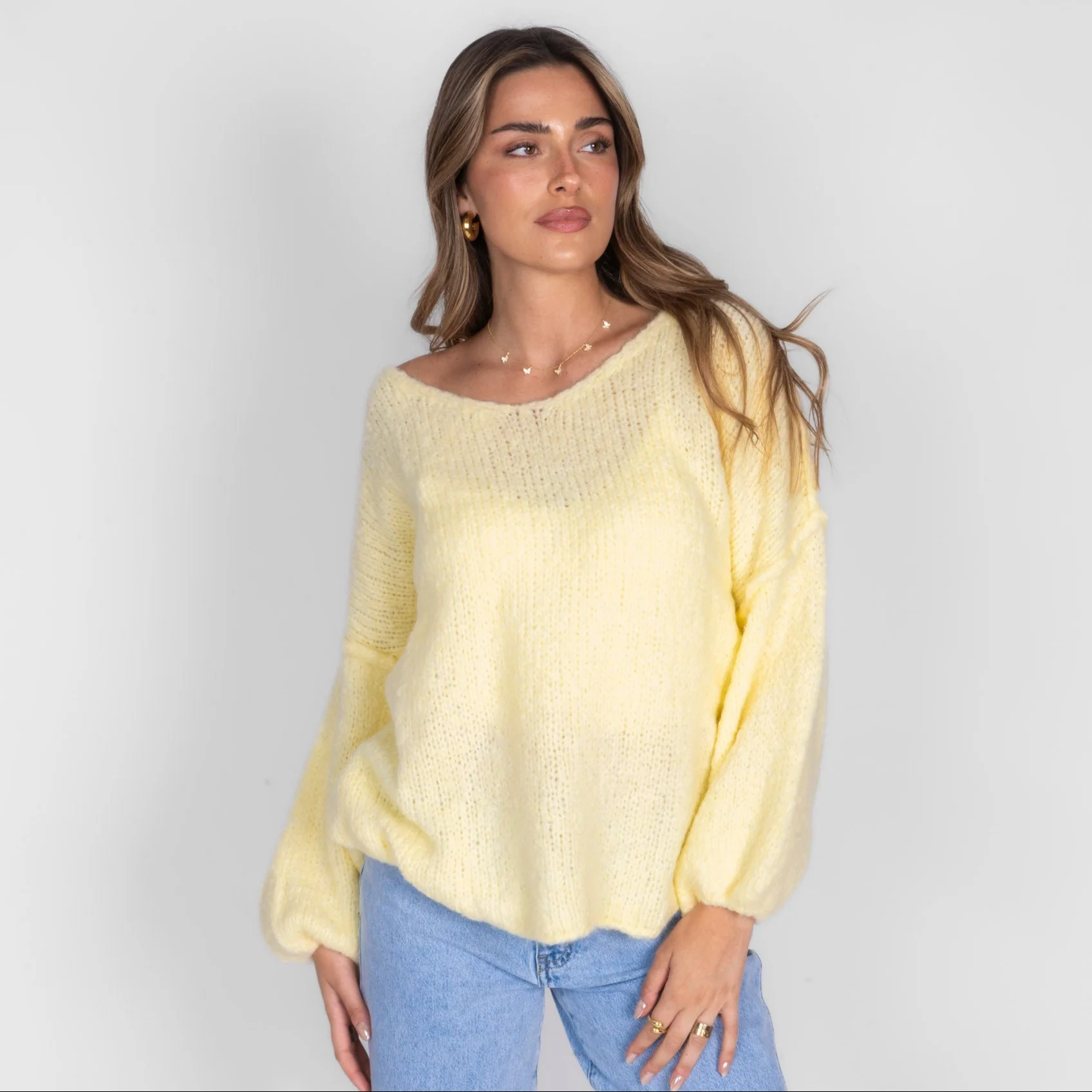 Oversized V-Neck Pullover - Image 17