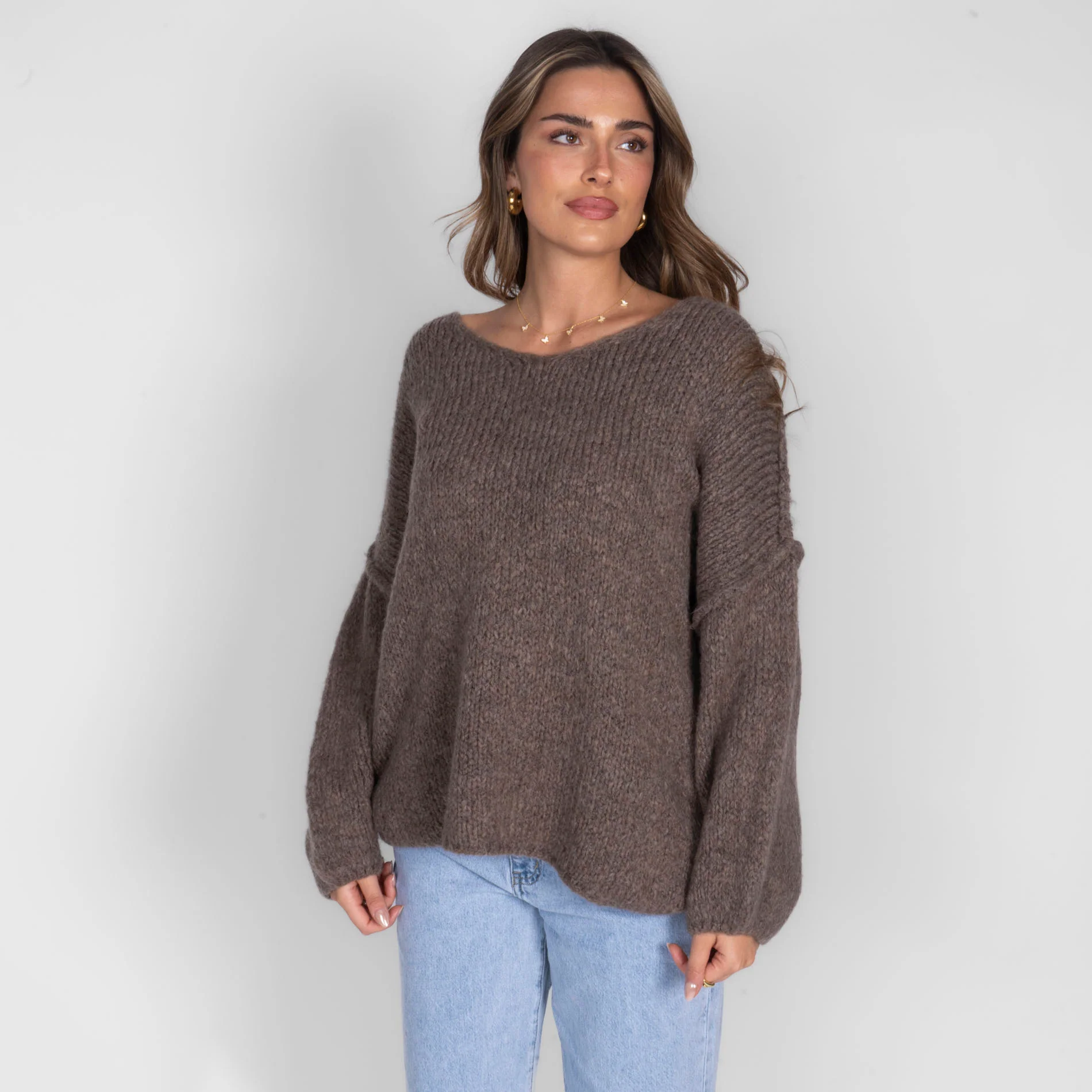 Oversized V-Neck Pullover - Image 5