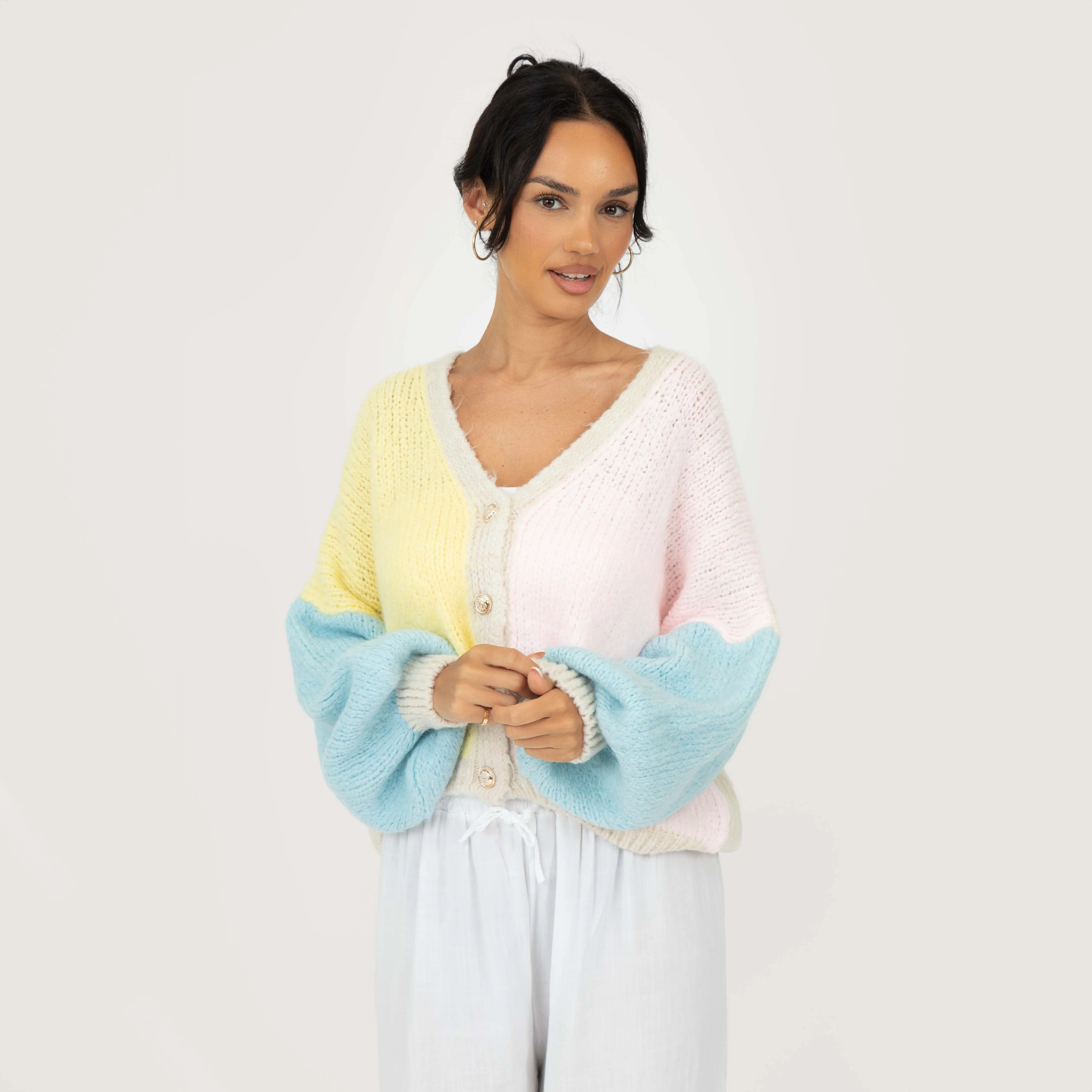 Pastell Velvet Oversized Cardigan - Image 13