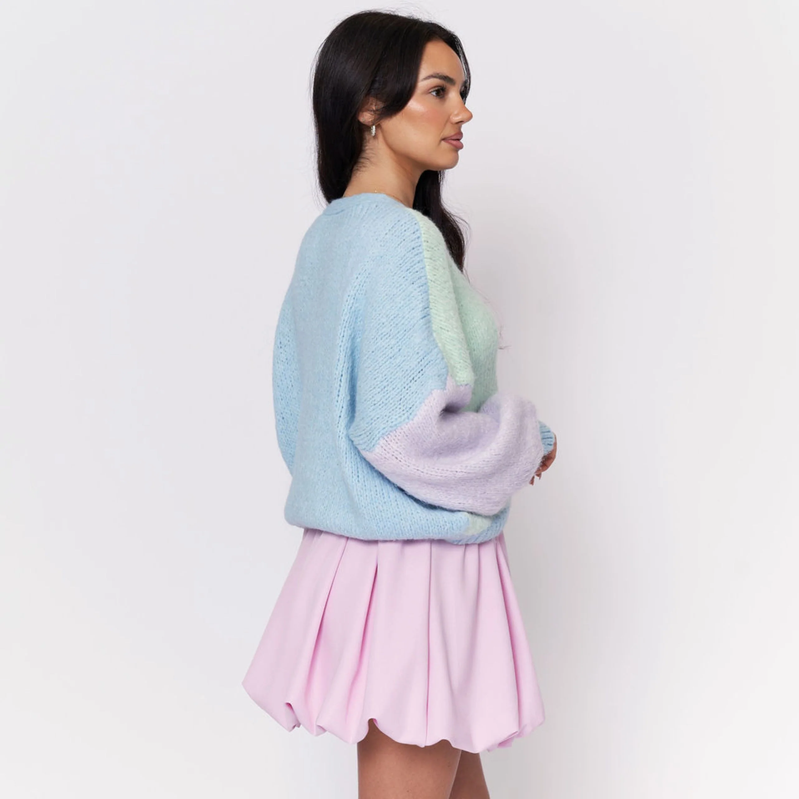 Pastell Velvet Oversized Cardigan - Image 6