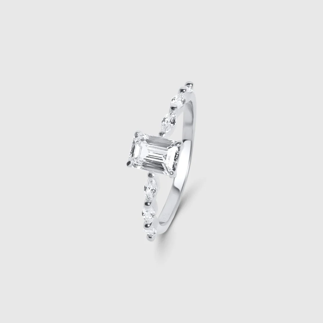 Seven Sky Baguette Ring - Image 7