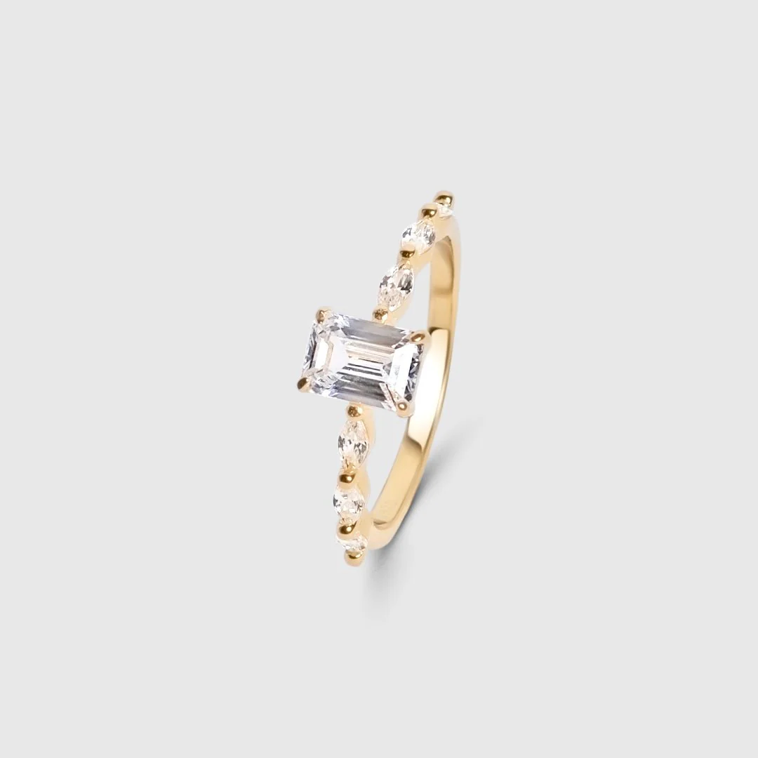 Seven Sky Baguette Ring - Image 8