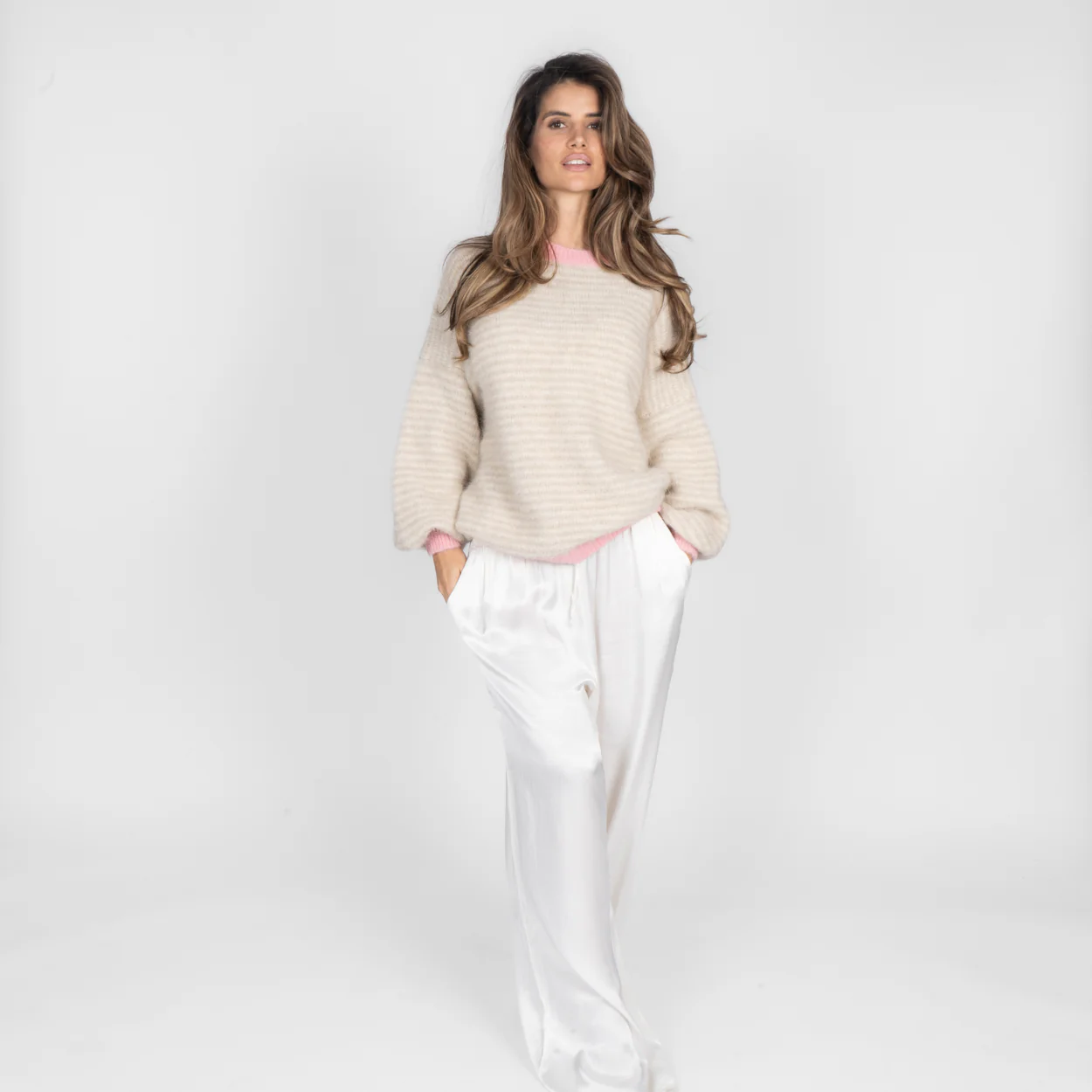Soft Glow Stripe Pullover - Image 13