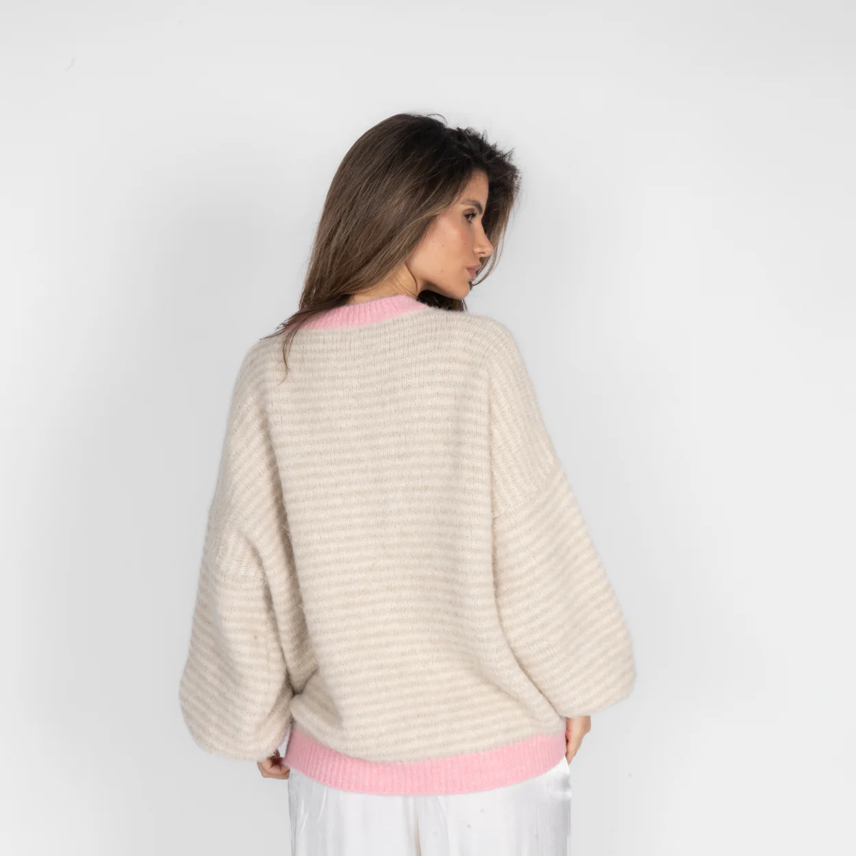 Soft Glow Stripe Pullover - Image 17