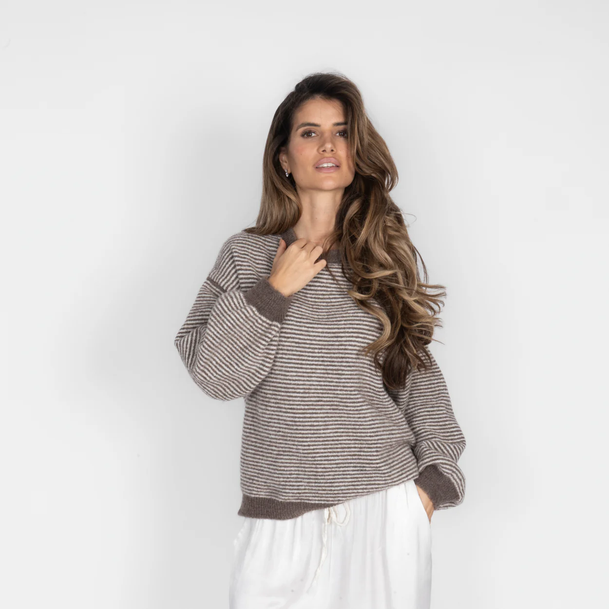 Soft Glow Stripe Pullover - Image 18