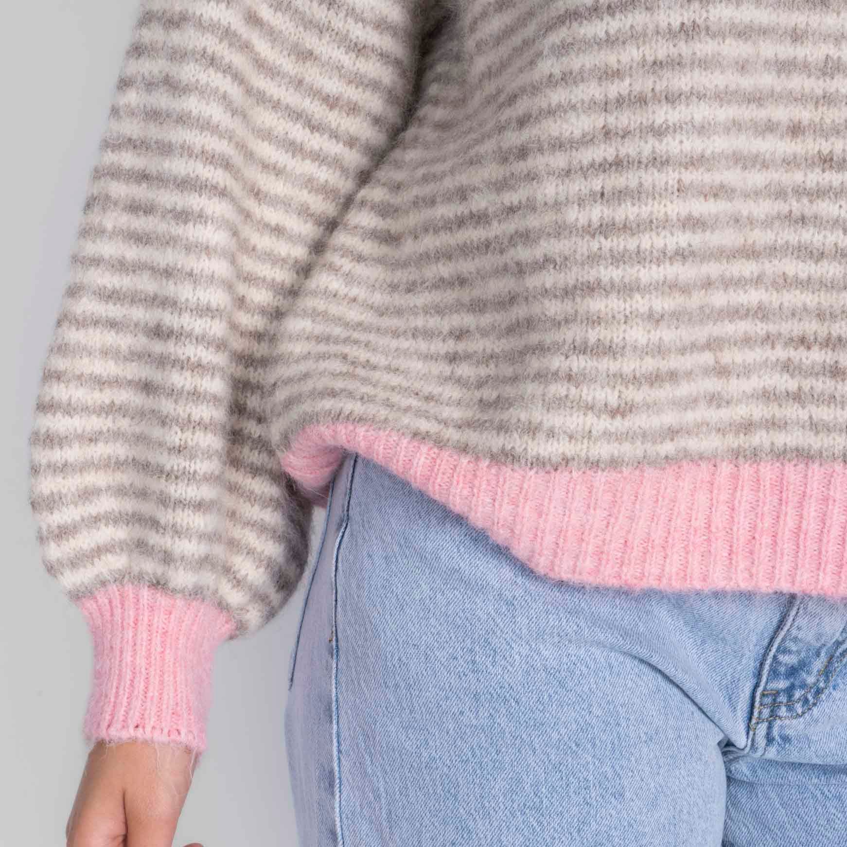 Soft Glow Stripe Pullover - Image 7