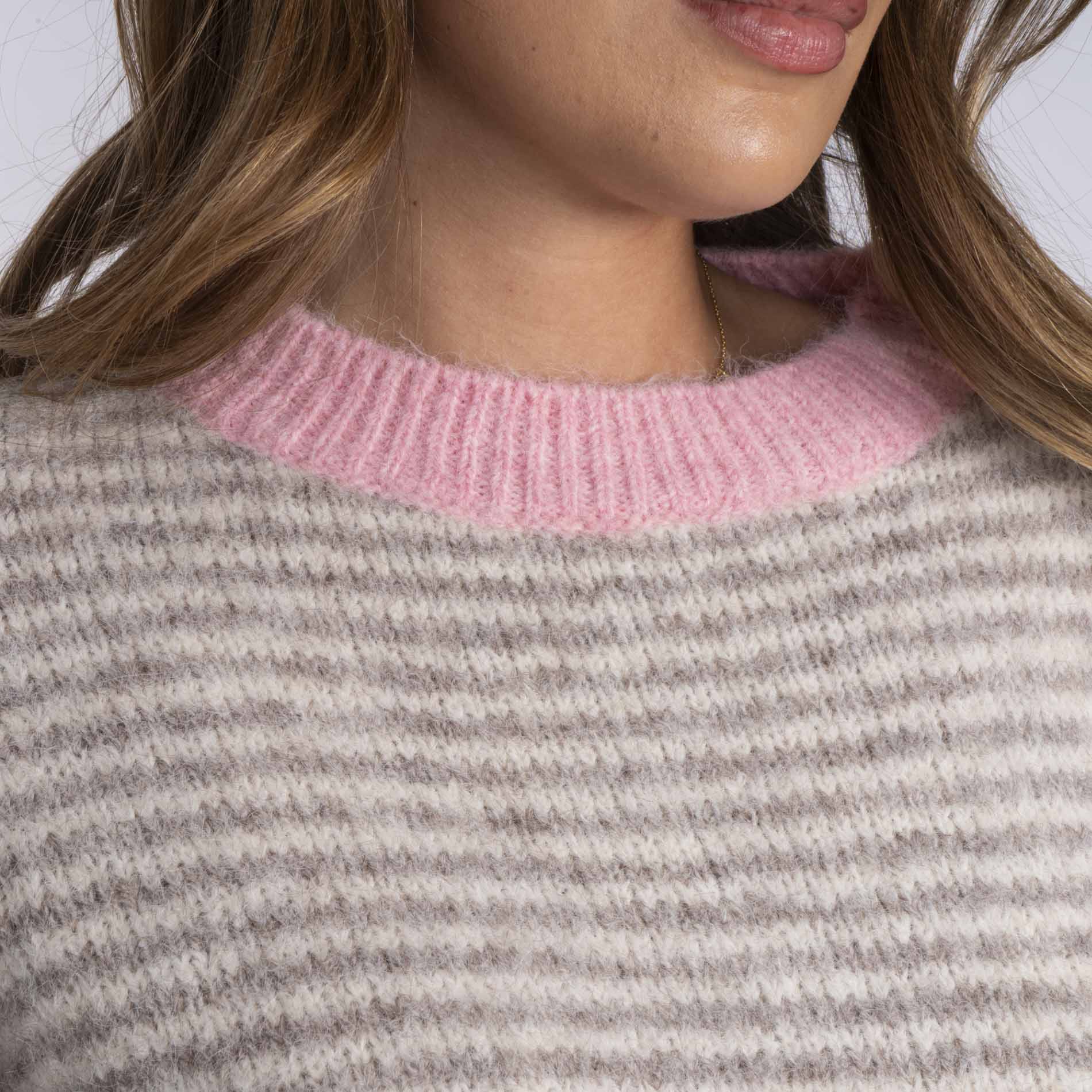 Soft Glow Stripe Pullover - Image 8