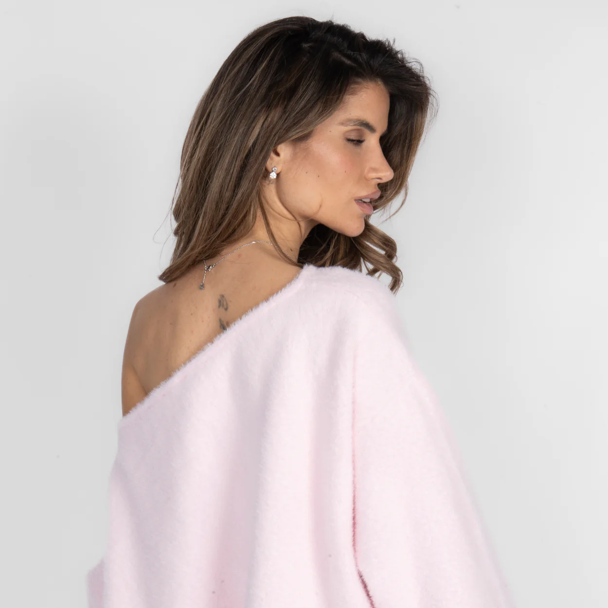 Ultra-Soft Everyday Off Shoulder Pullover - Image 3