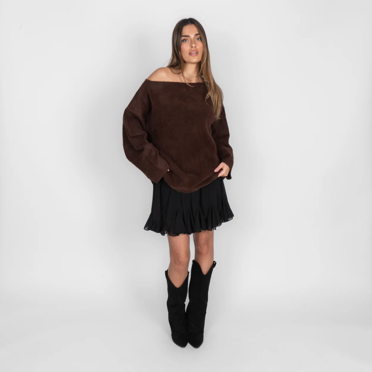 Ultra-Soft Everyday Off Shoulder Pullover - Image 34