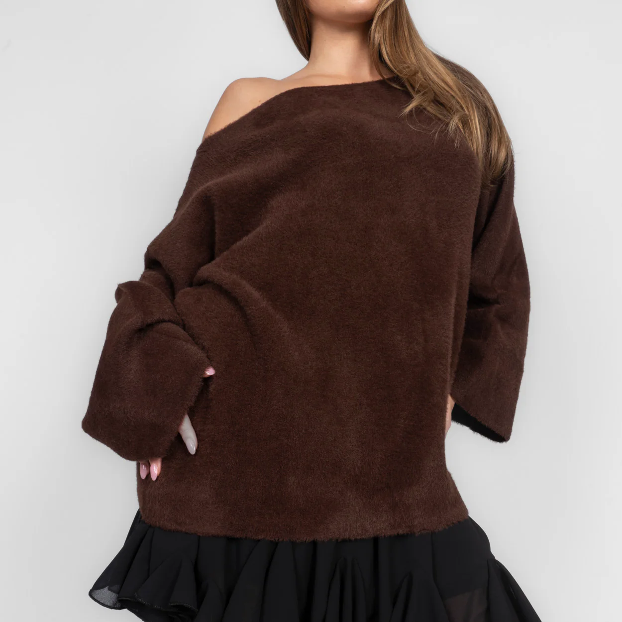 Ultra-Soft Everyday Off Shoulder Pullover - Image 42