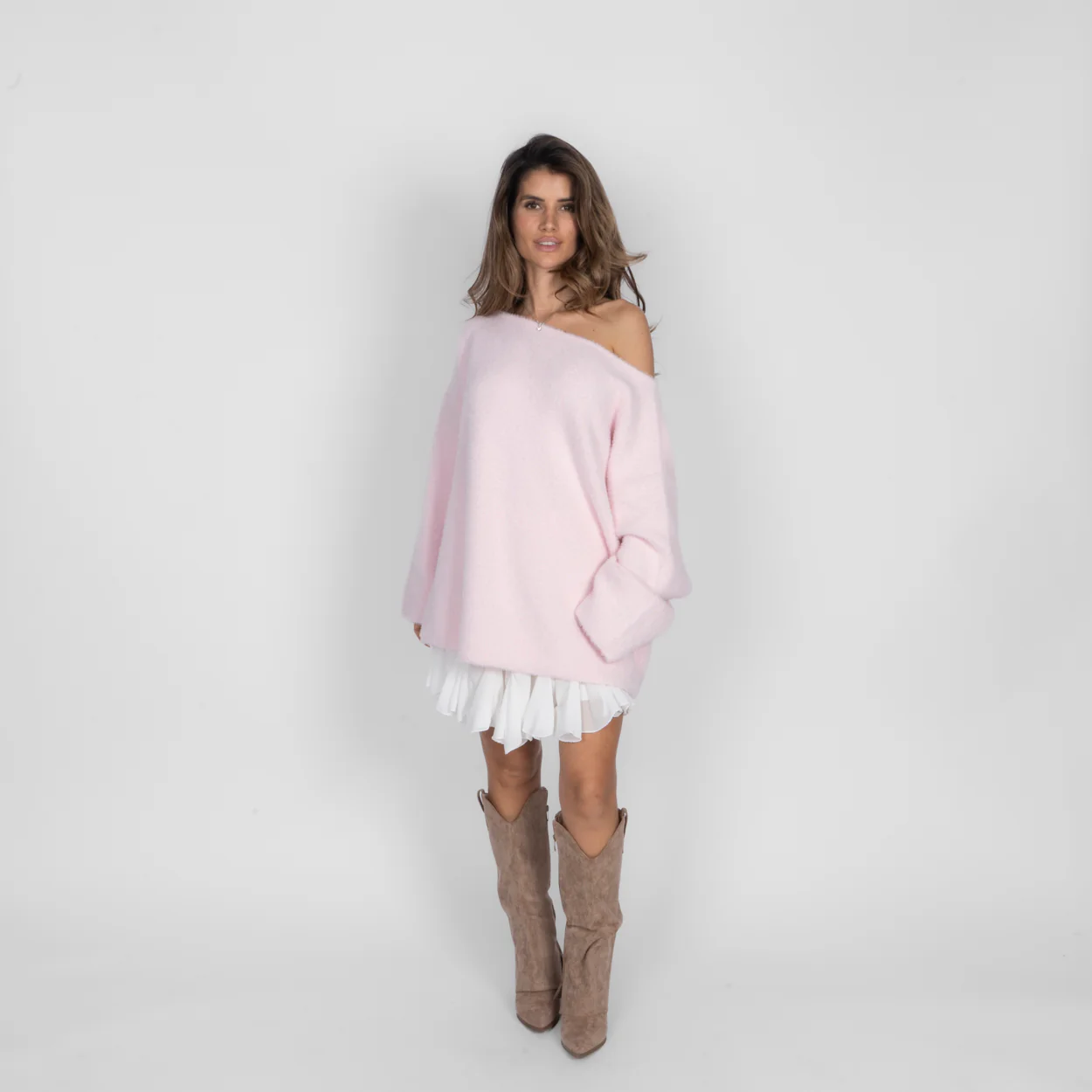 Ultra-Soft Everyday Off Shoulder Pullover - Image 7