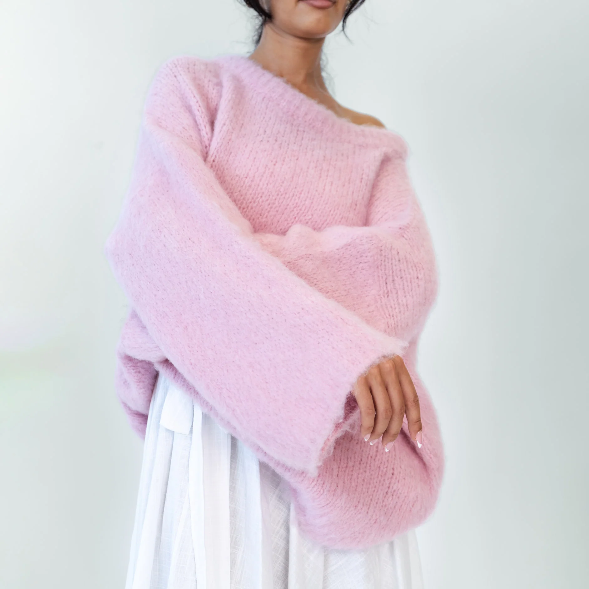 Ultra-Soft Off-Shoulder Knit - Image 12
