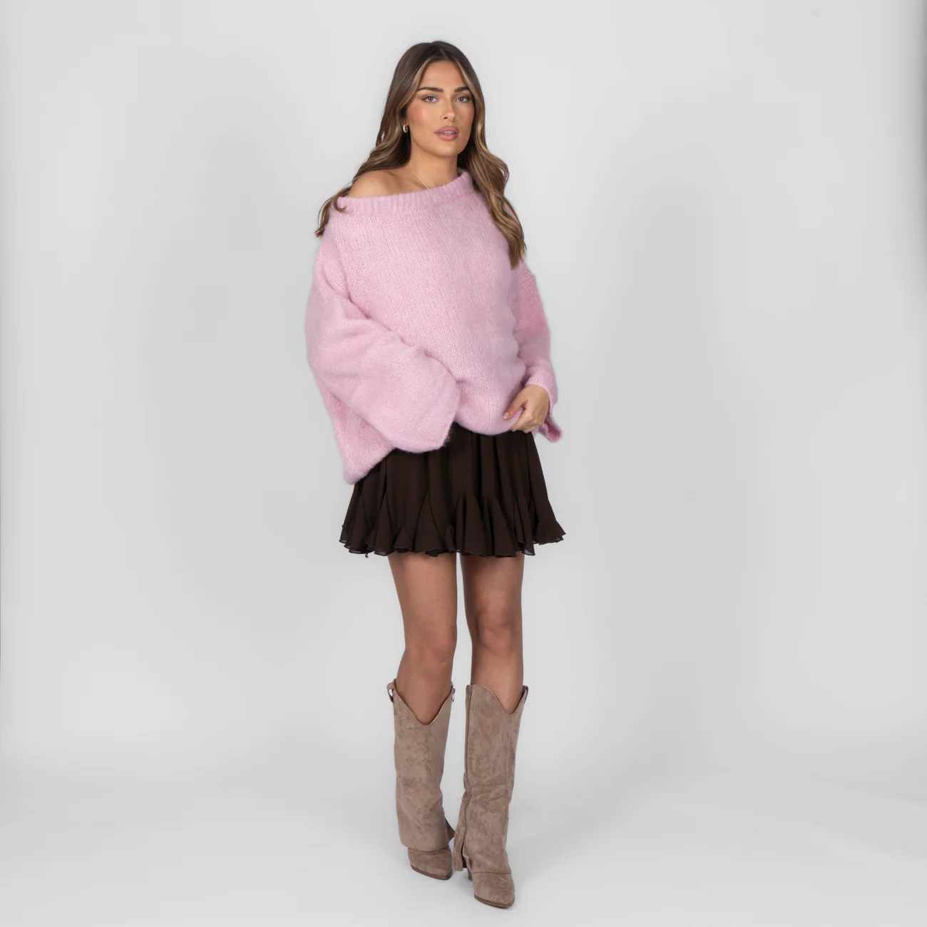 Ultra-Soft Off-Shoulder Knit - Image 13