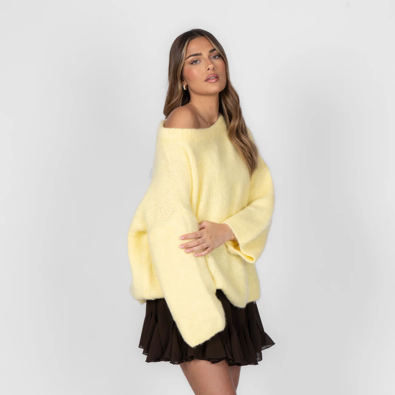 Ultra-Soft Off-Shoulder Knit - Image 24