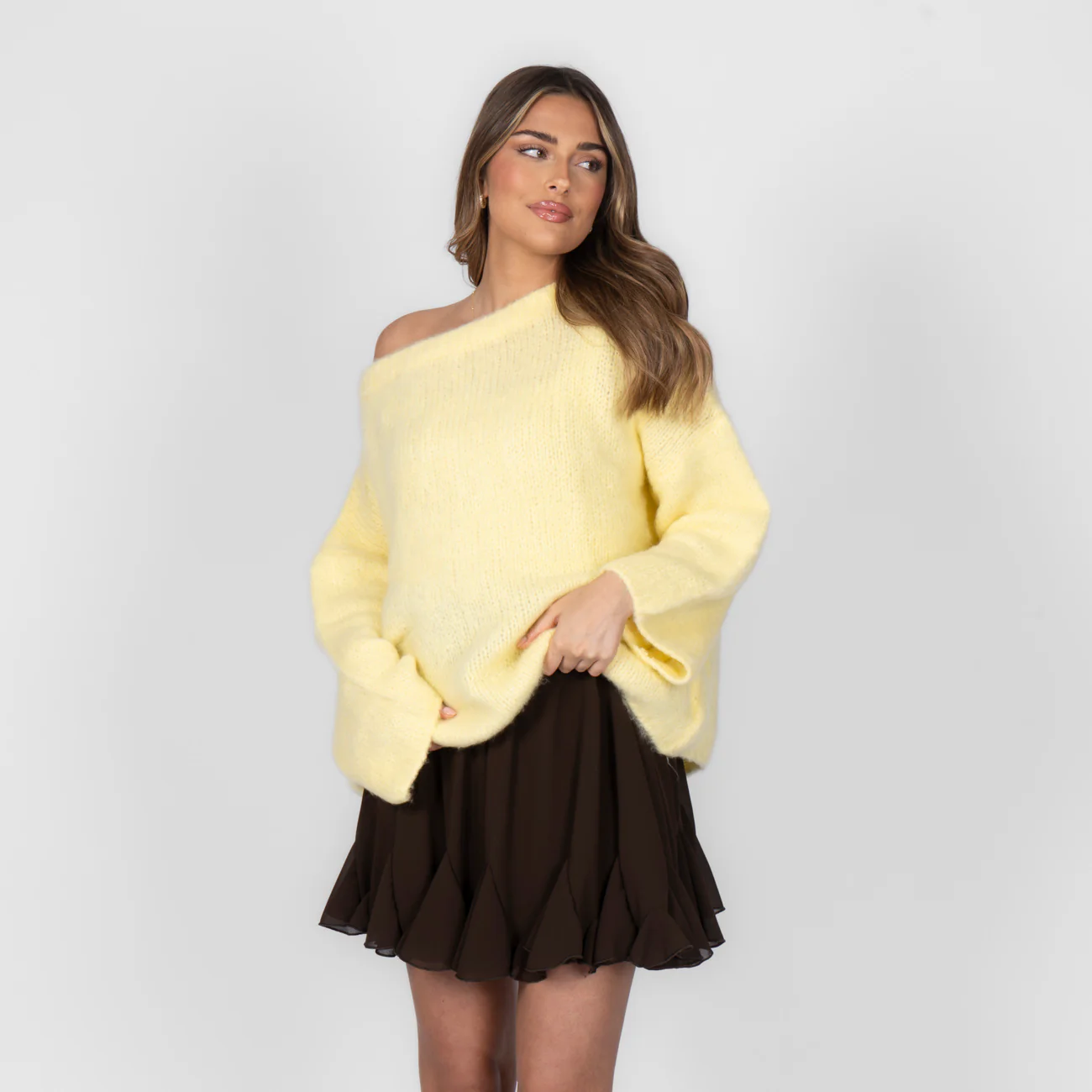 Ultra-Soft Off-Shoulder Knit - Image 25