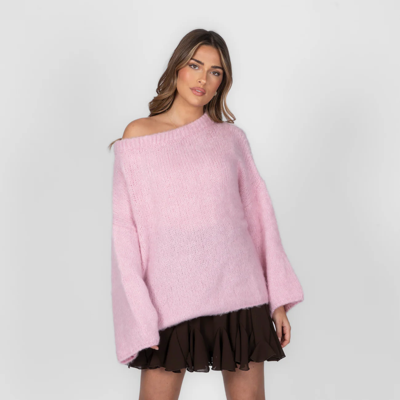Ultra-Soft Off-Shoulder Knit - Image 6