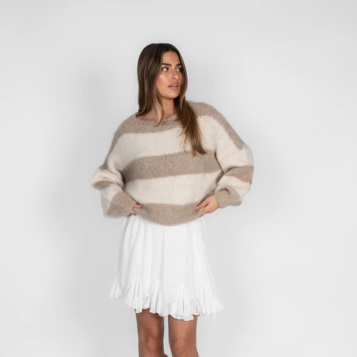 Ultra Soft Stripe Sweater - Image 3