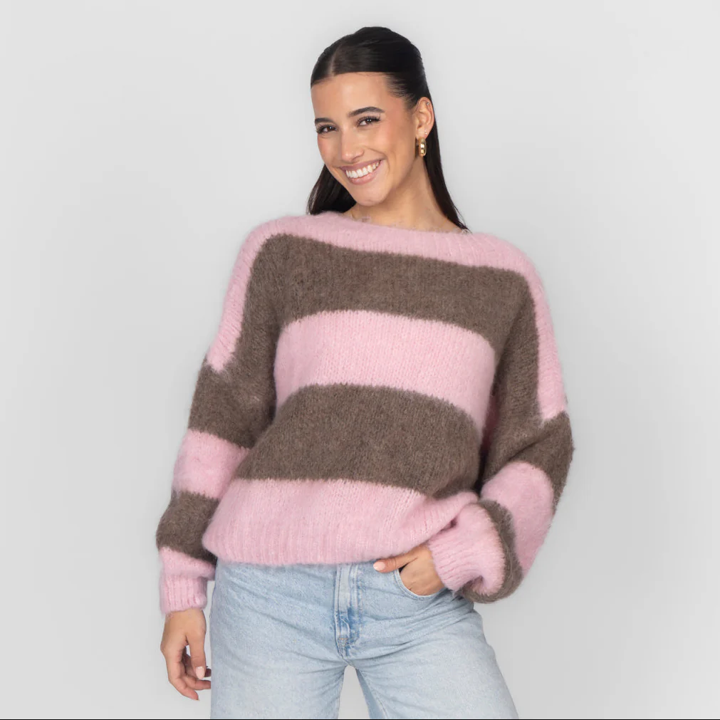 Ultra Soft Stripe Sweater - Image 5