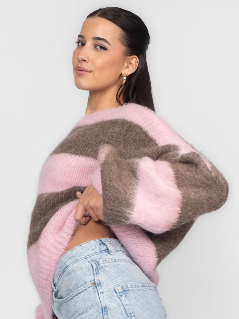Ultra Soft Stripe Sweater - Image 7