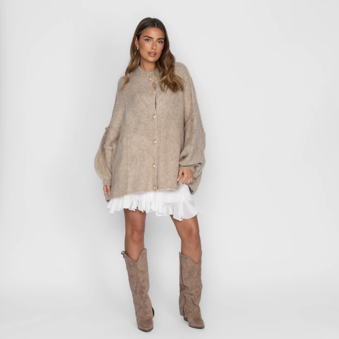 Ultra Softer Oversized Cardigan "CozyGlam" - Image 11