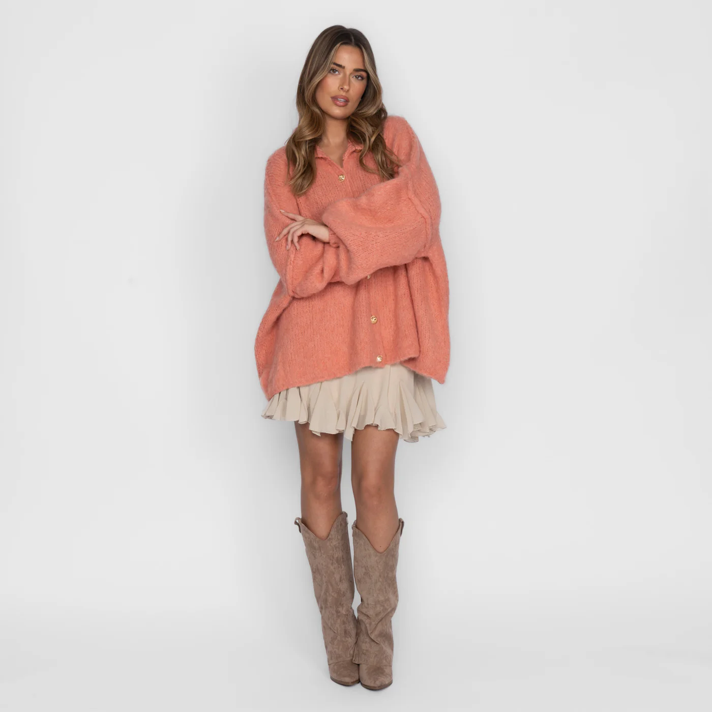 Ultra Softer Oversized Cardigan "CozyGlam" - Image 30
