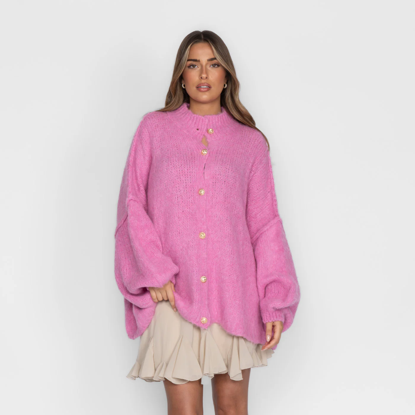 Ultra Softer Oversized Cardigan "CozyGlam" - Image 34