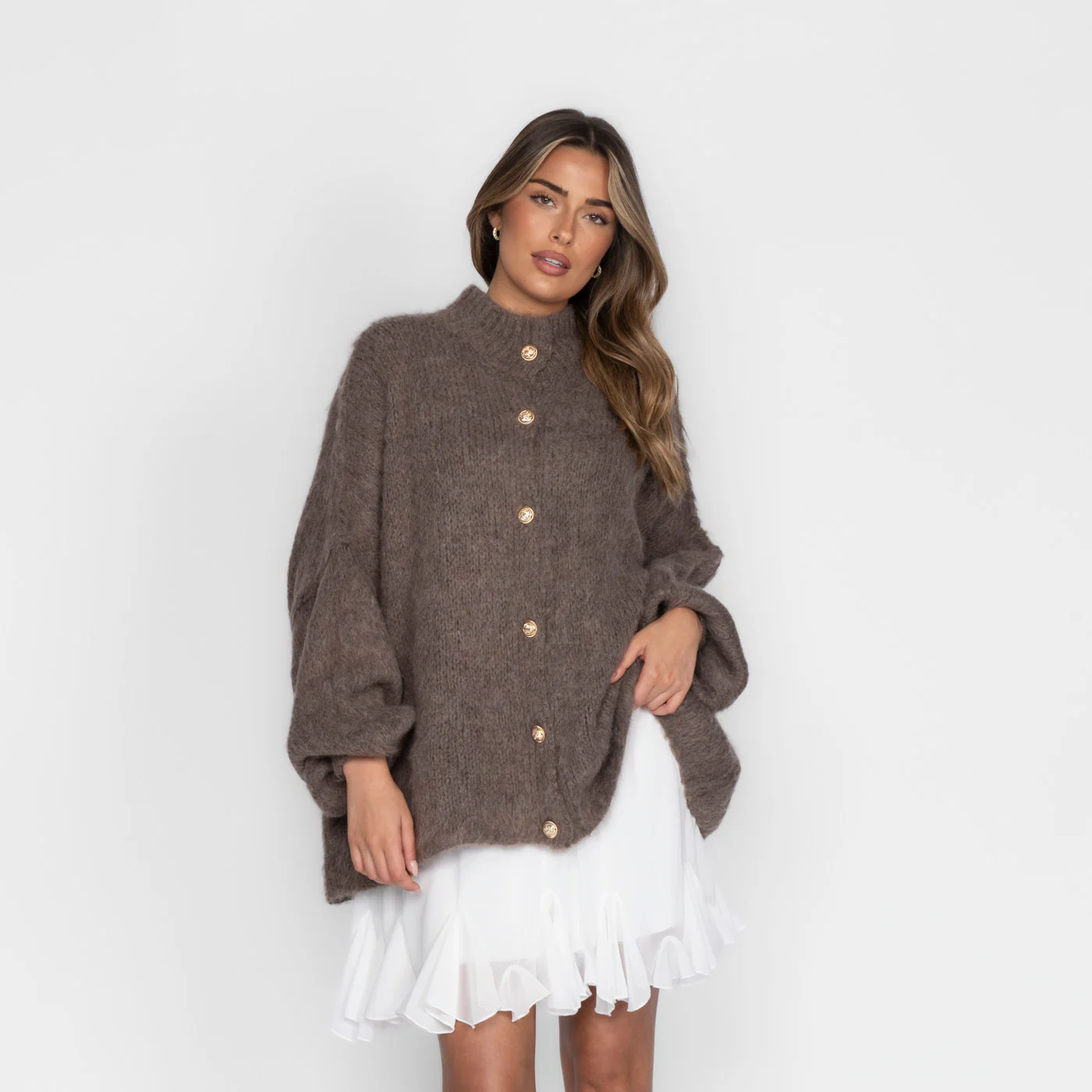 Ultra Softer Oversized Cardigan "CozyGlam" - Image 7